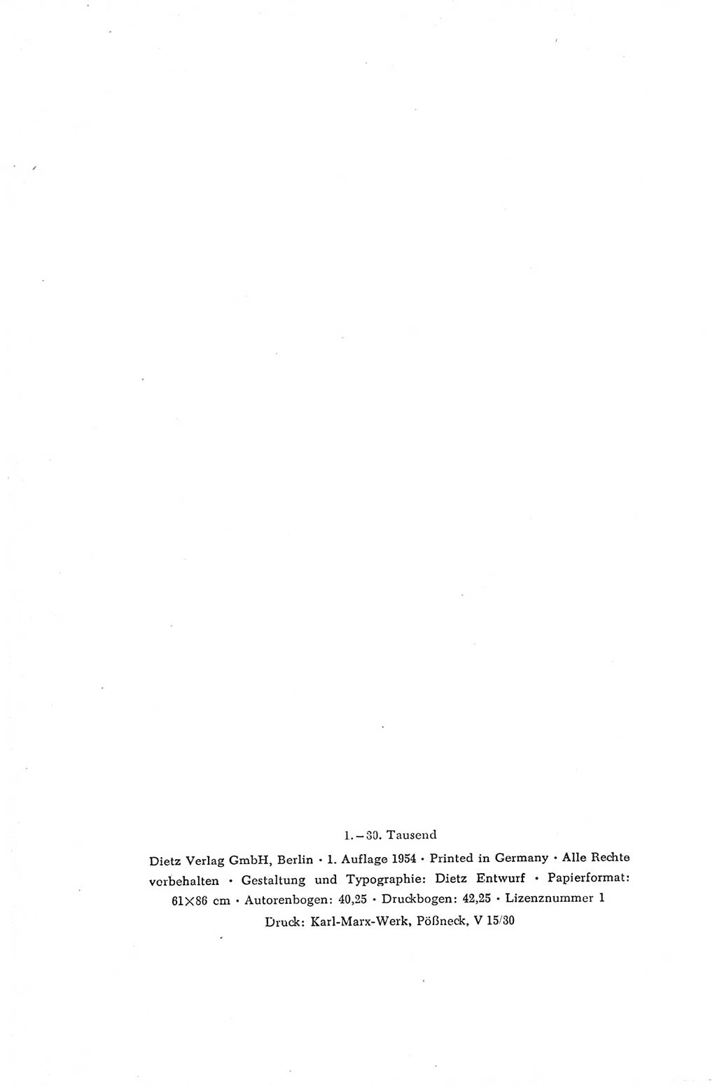 Protokoll der Verhandlungen des Ⅳ. Parteitages der Sozialistischen Einheitspartei Deutschlands (SED) [Deutsche Demokratische Republik (DDR)] 1954, Seite 4