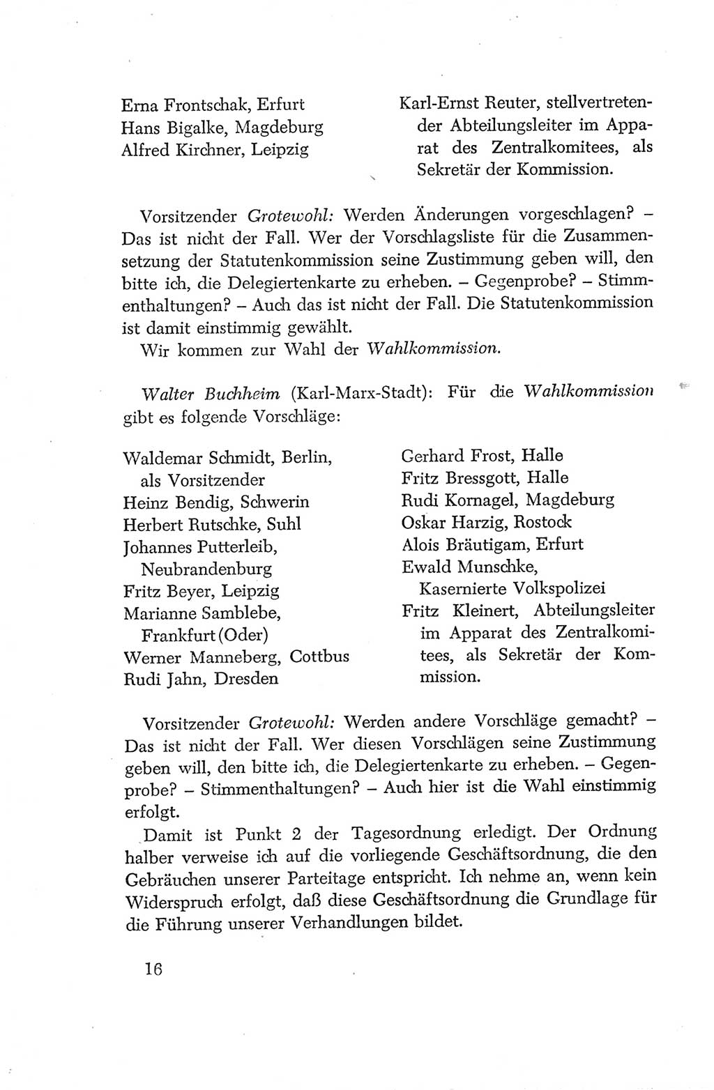 Protokoll der Verhandlungen des Ⅳ. Parteitages der Sozialistischen Einheitspartei Deutschlands (SED) [Deutsche Demokratische Republik (DDR)] 1954, Seite 16