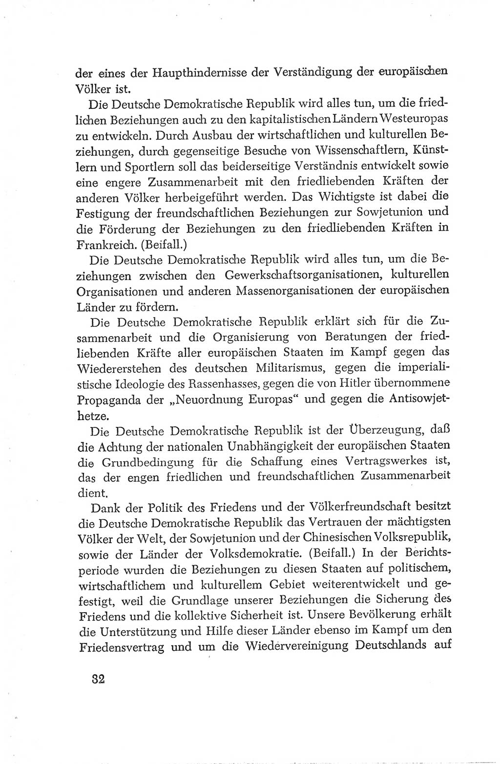 Protokoll der Verhandlungen des Ⅳ. Parteitages der Sozialistischen Einheitspartei Deutschlands (SED) [Deutsche Demokratische Republik (DDR)] 1954, Seite 32