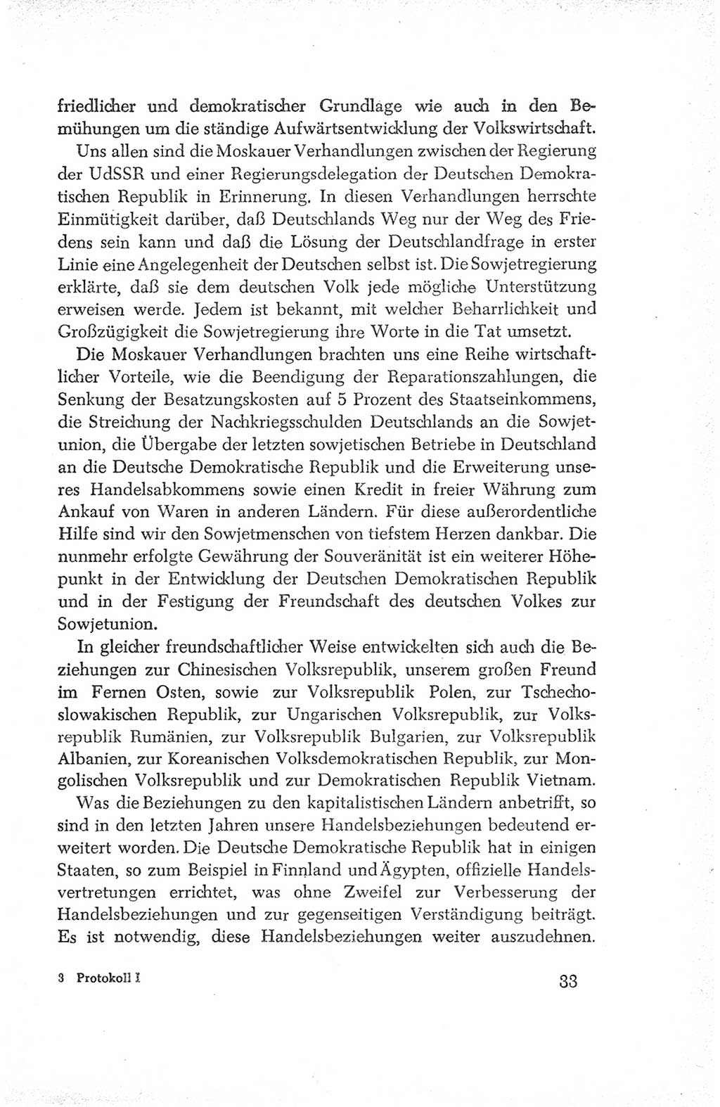 Protokoll der Verhandlungen des Ⅳ. Parteitages der Sozialistischen Einheitspartei Deutschlands (SED) [Deutsche Demokratische Republik (DDR)] 1954, Seite 33