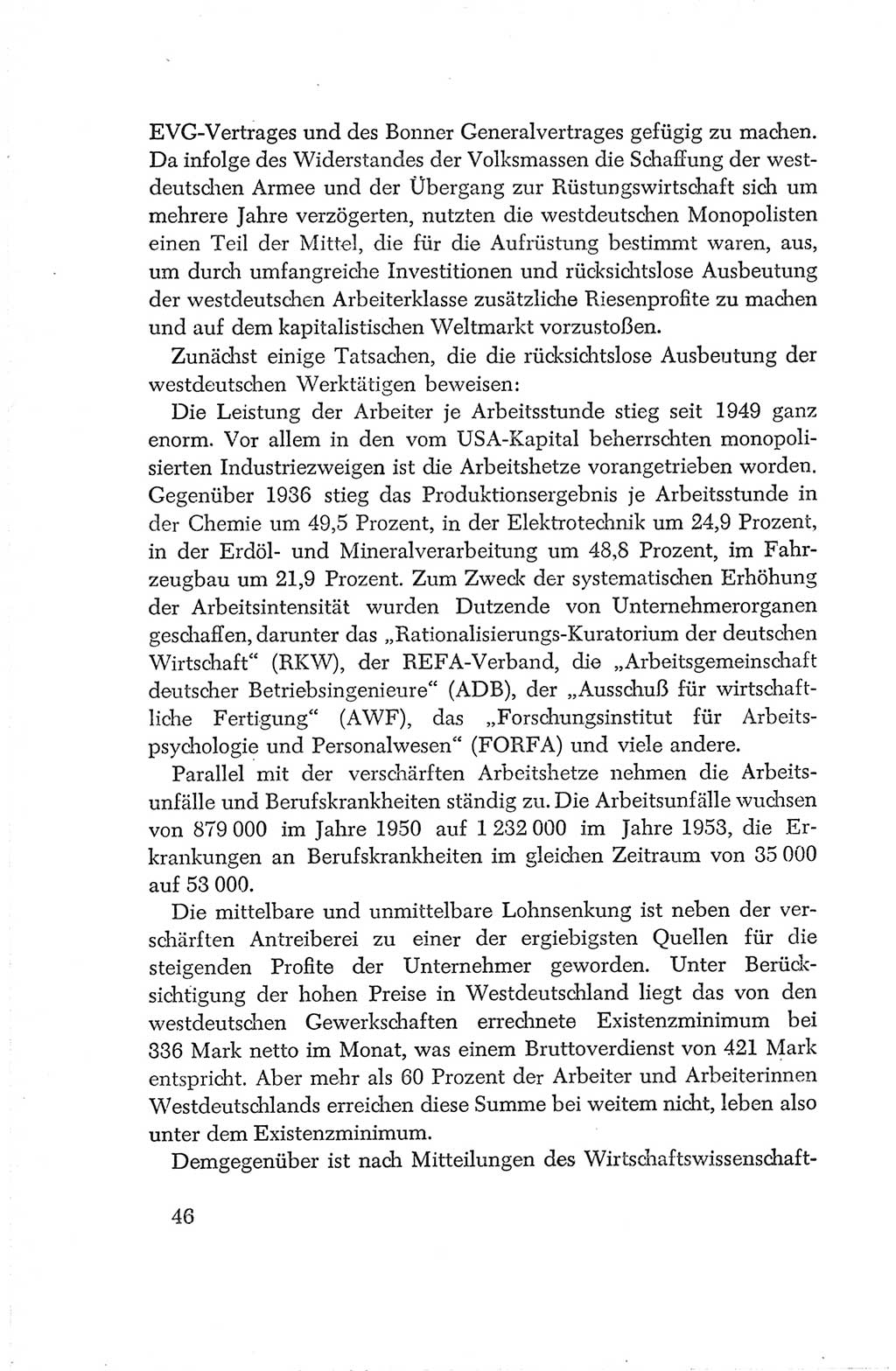 Protokoll der Verhandlungen des Ⅳ. Parteitages der Sozialistischen Einheitspartei Deutschlands (SED) [Deutsche Demokratische Republik (DDR)] 1954, Seite 46