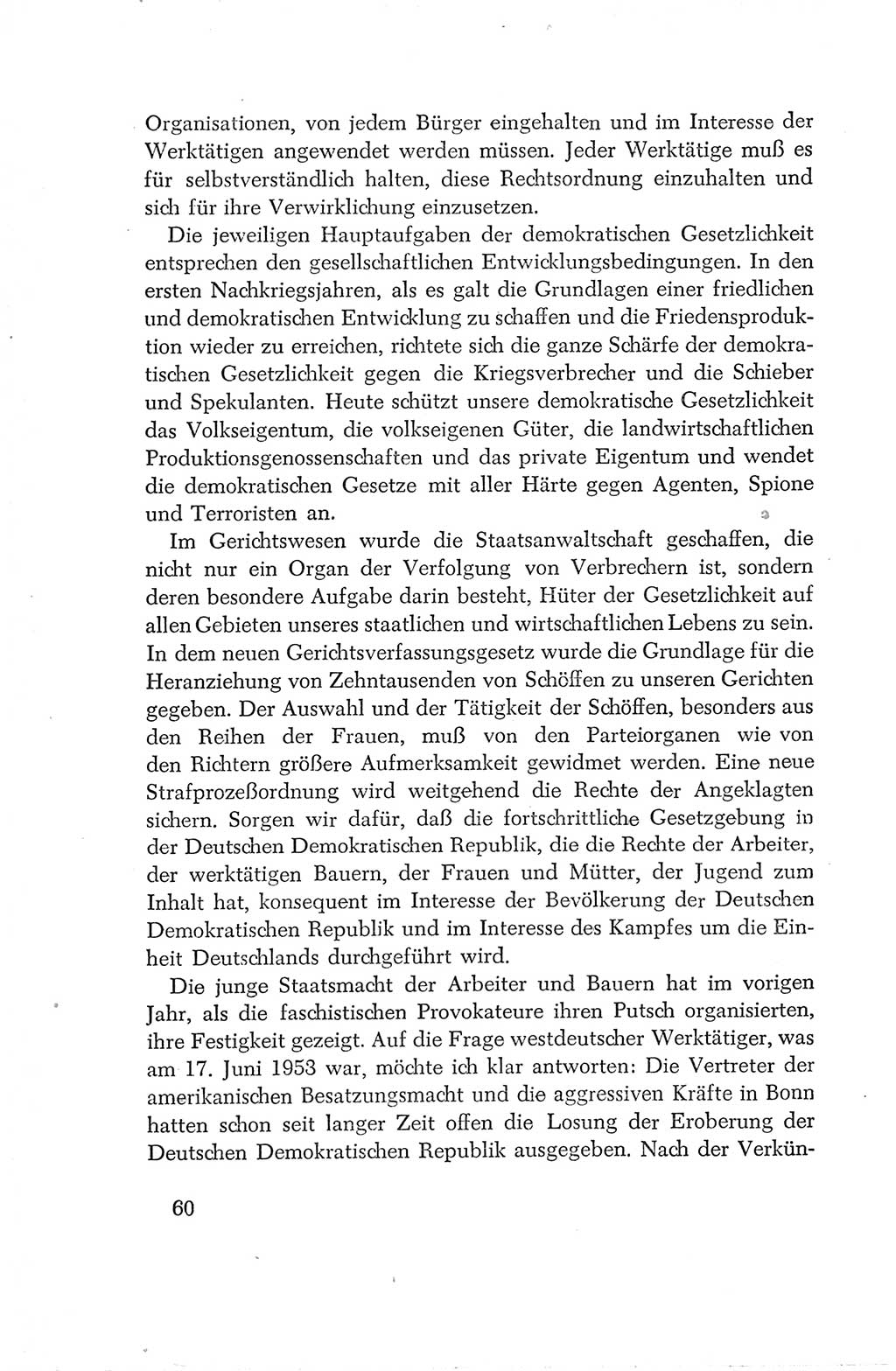 Protokoll der Verhandlungen des Ⅳ. Parteitages der Sozialistischen Einheitspartei Deutschlands (SED) [Deutsche Demokratische Republik (DDR)] 1954, Seite 60
