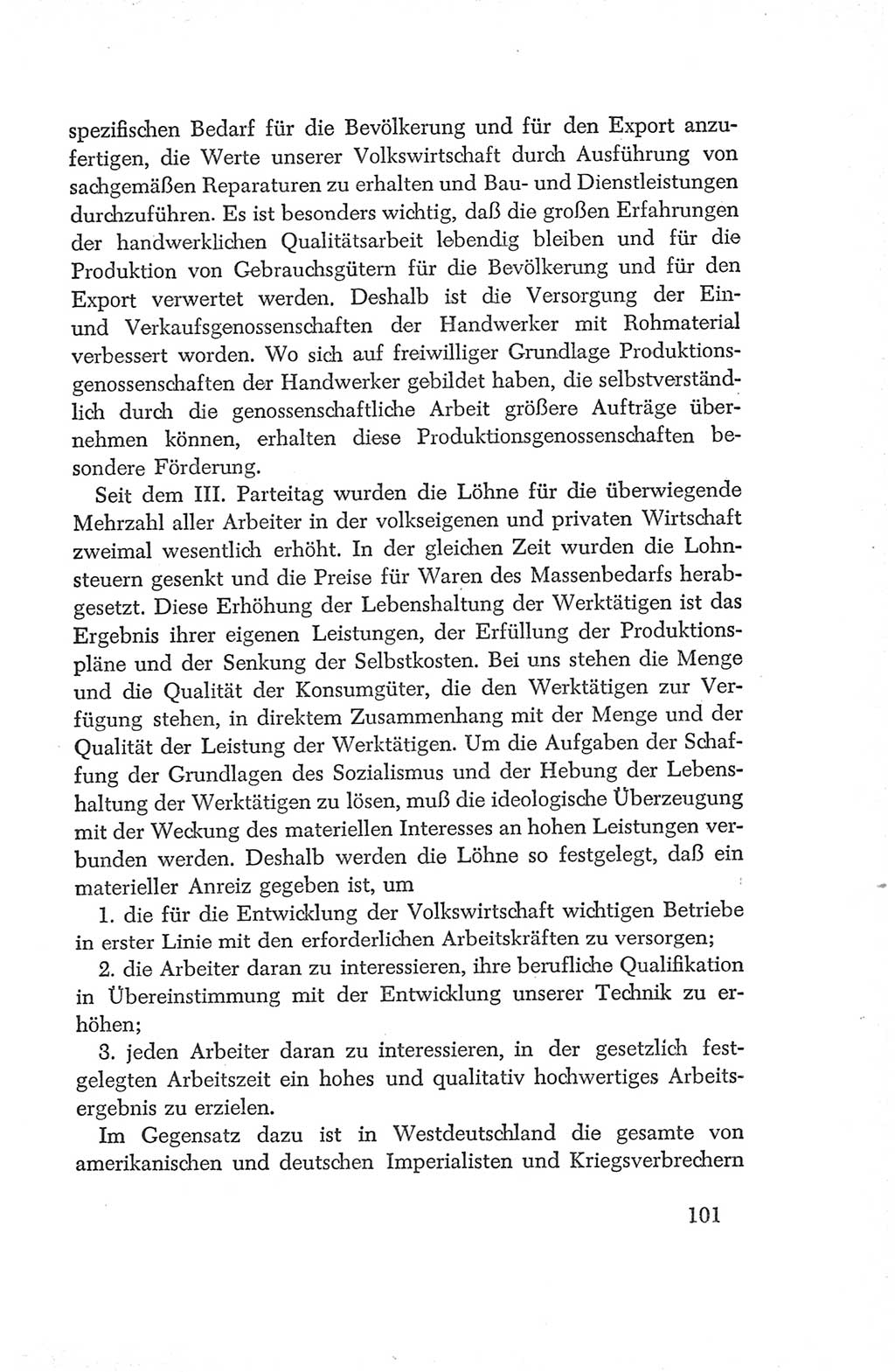 Protokoll der Verhandlungen des Ⅳ. Parteitages der Sozialistischen Einheitspartei Deutschlands (SED) [Deutsche Demokratische Republik (DDR)] 1954, Seite 101