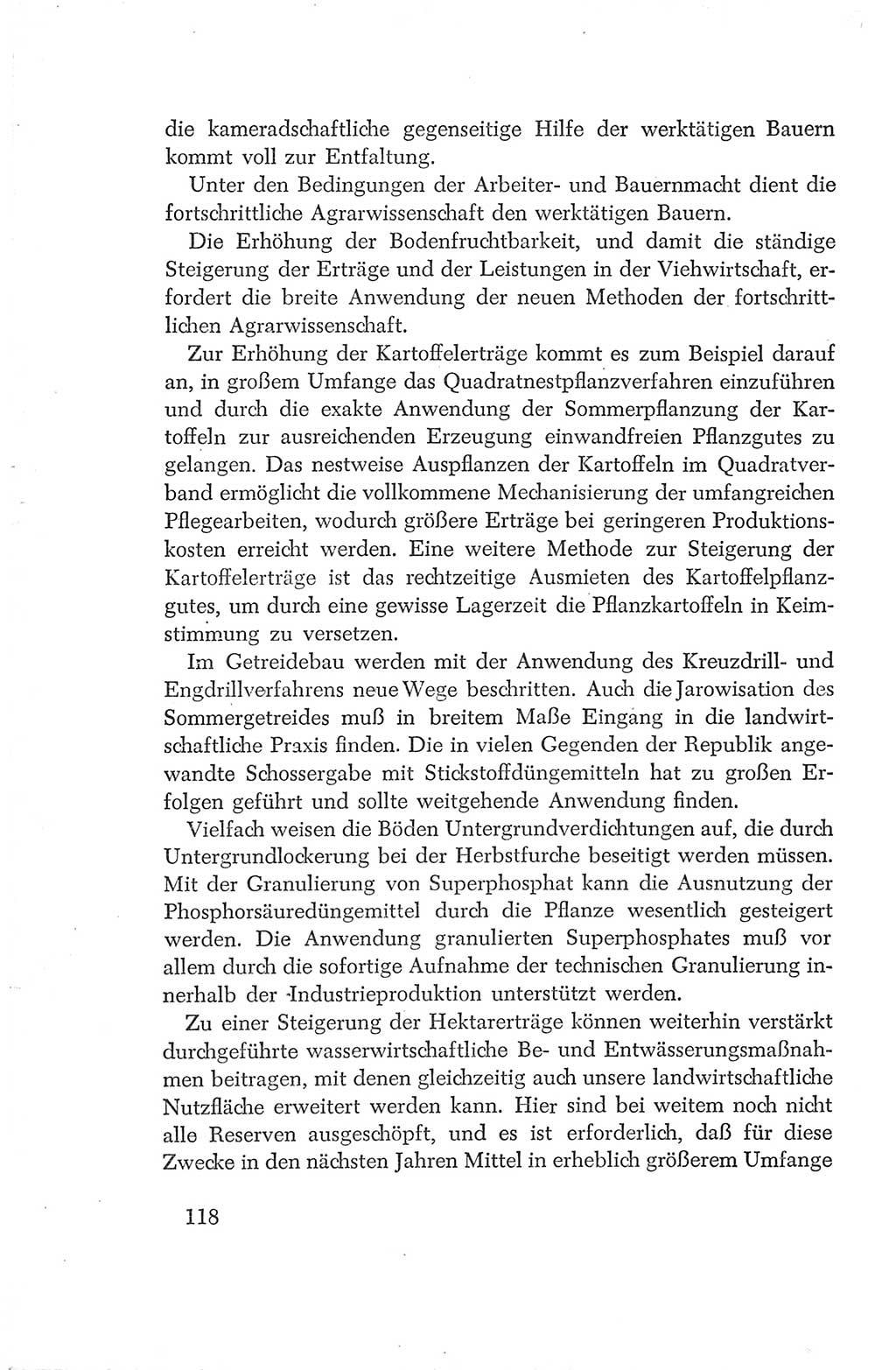 Protokoll der Verhandlungen des Ⅳ. Parteitages der Sozialistischen Einheitspartei Deutschlands (SED) [Deutsche Demokratische Republik (DDR)] 1954, Seite 118