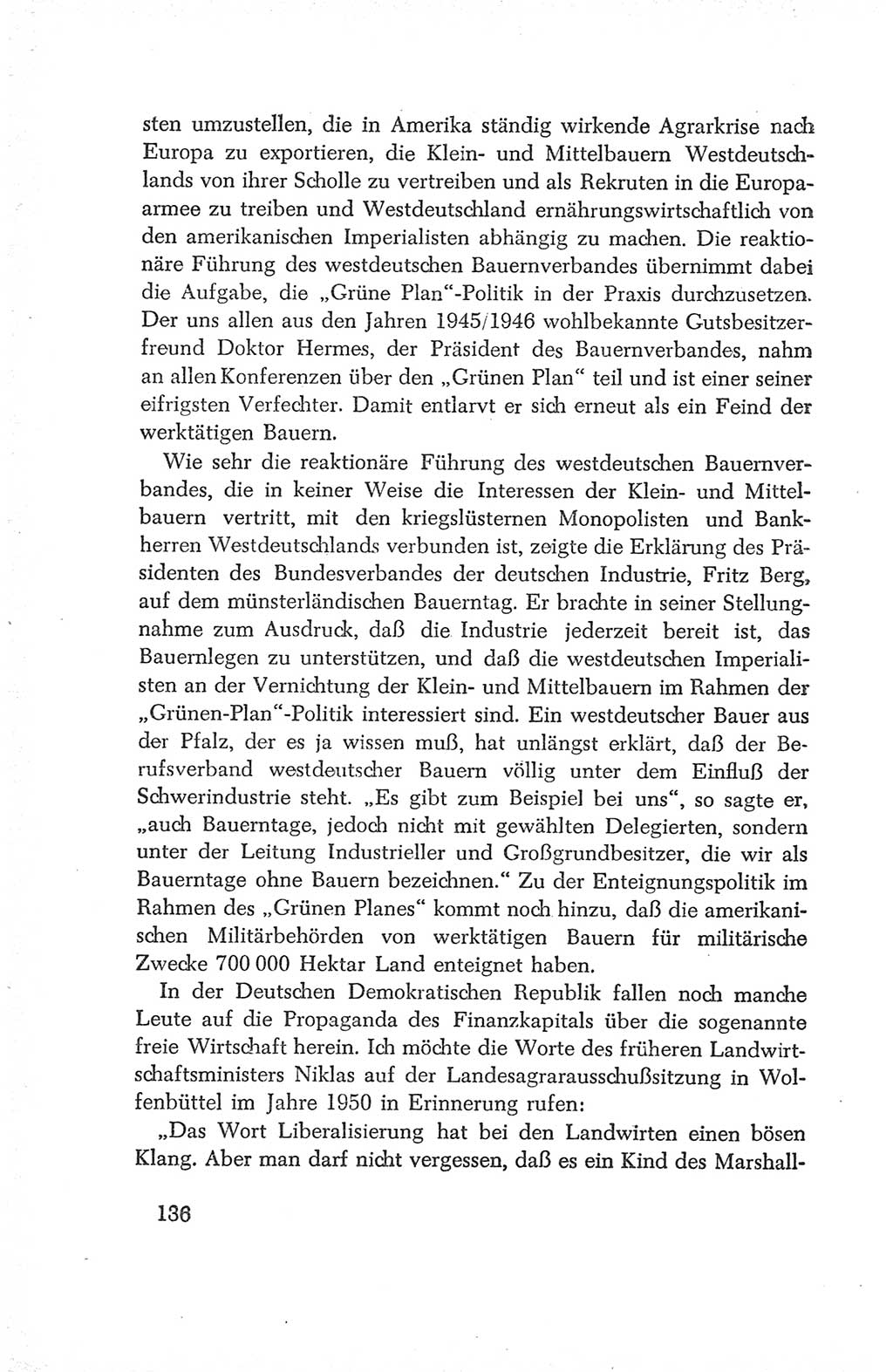 Protokoll der Verhandlungen des Ⅳ. Parteitages der Sozialistischen Einheitspartei Deutschlands (SED) [Deutsche Demokratische Republik (DDR)] 1954, Seite 136