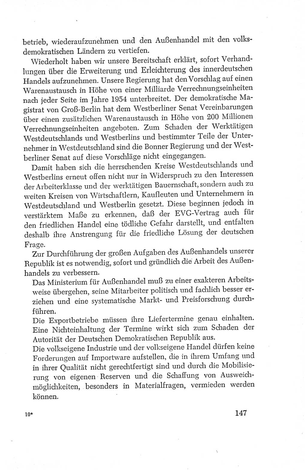 Protokoll der Verhandlungen des Ⅳ. Parteitages der Sozialistischen Einheitspartei Deutschlands (SED) [Deutsche Demokratische Republik (DDR)] 1954, Seite 147