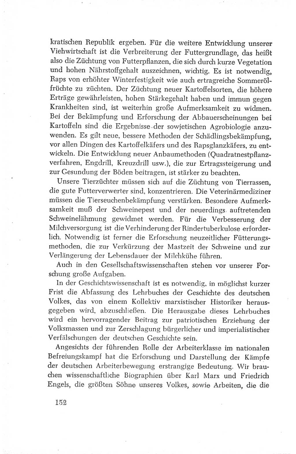 Protokoll der Verhandlungen des Ⅳ. Parteitages der Sozialistischen Einheitspartei Deutschlands (SED) [Deutsche Demokratische Republik (DDR)] 1954, Seite 152