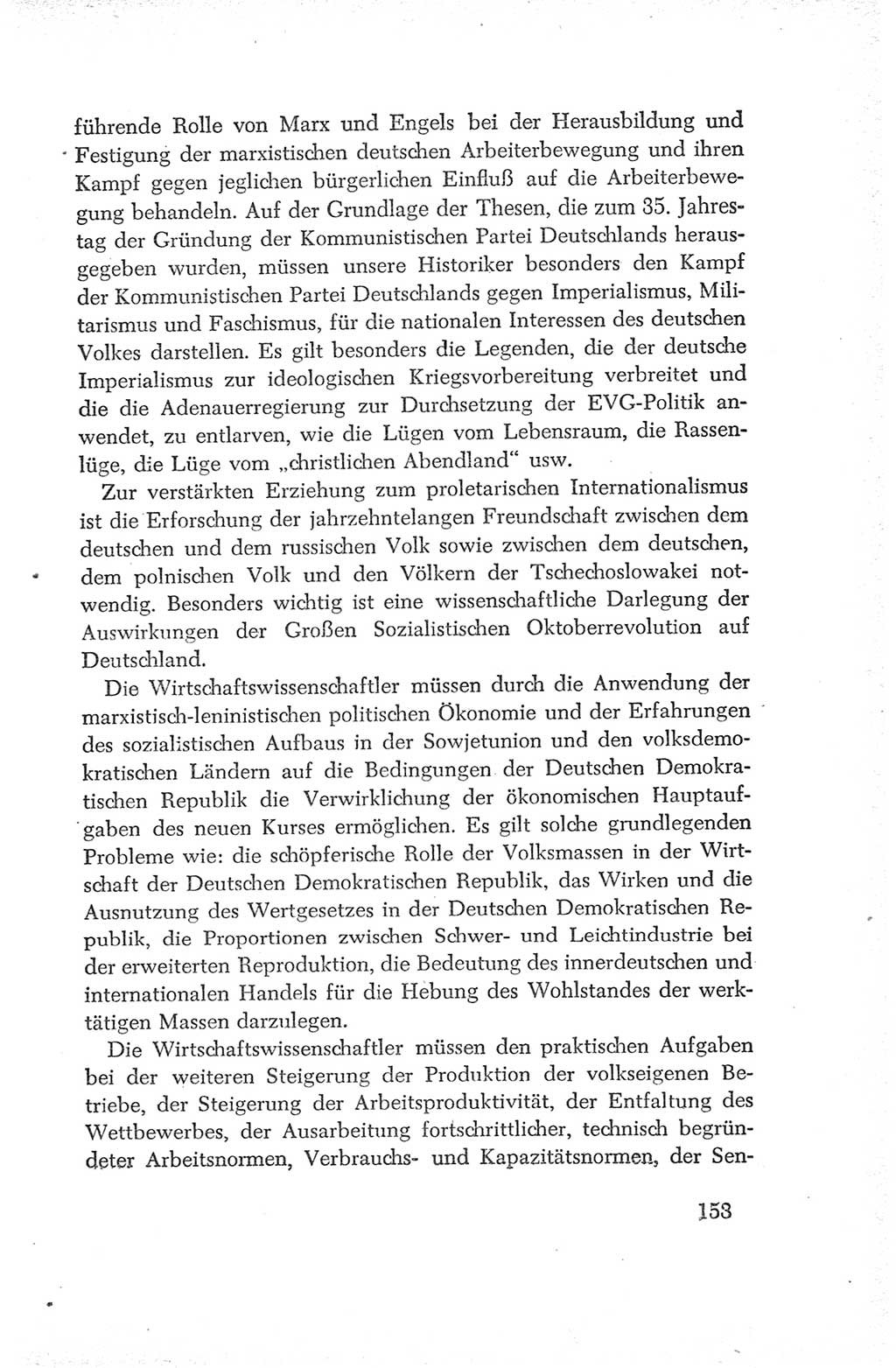 Protokoll der Verhandlungen des Ⅳ. Parteitages der Sozialistischen Einheitspartei Deutschlands (SED) [Deutsche Demokratische Republik (DDR)] 1954, Seite 153