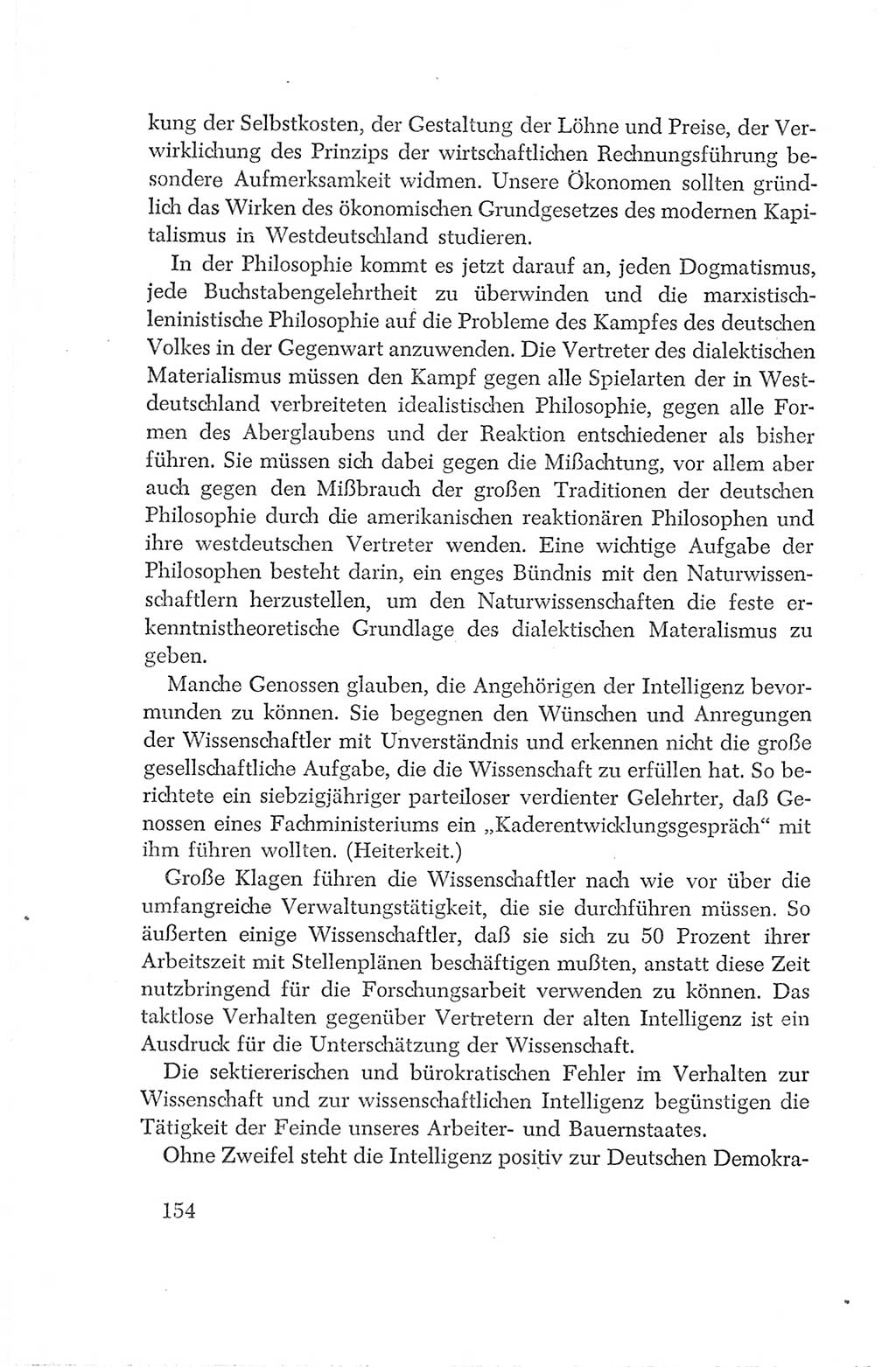 Protokoll der Verhandlungen des Ⅳ. Parteitages der Sozialistischen Einheitspartei Deutschlands (SED) [Deutsche Demokratische Republik (DDR)] 1954, Seite 154