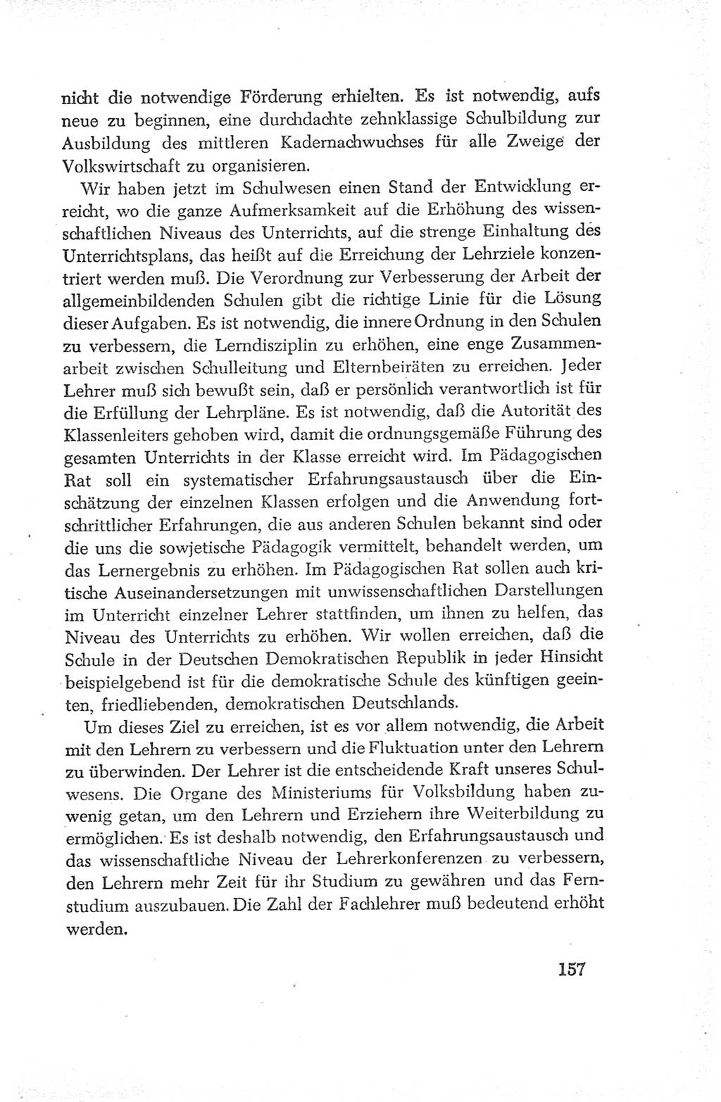 Protokoll der Verhandlungen des Ⅳ. Parteitages der Sozialistischen Einheitspartei Deutschlands (SED) [Deutsche Demokratische Republik (DDR)] 1954, Seite 157