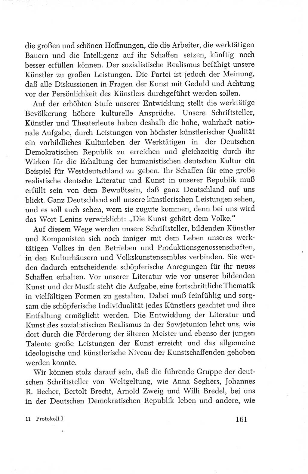 Protokoll der Verhandlungen des Ⅳ. Parteitages der Sozialistischen Einheitspartei Deutschlands (SED) [Deutsche Demokratische Republik (DDR)] 1954, Seite 161