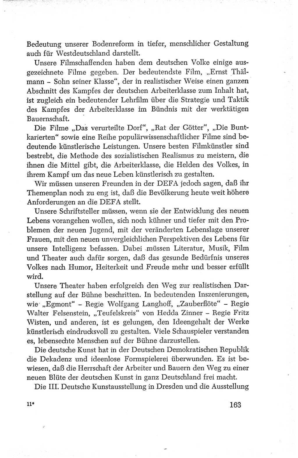 Protokoll der Verhandlungen des Ⅳ. Parteitages der Sozialistischen Einheitspartei Deutschlands (SED) [Deutsche Demokratische Republik (DDR)] 1954, Seite 163