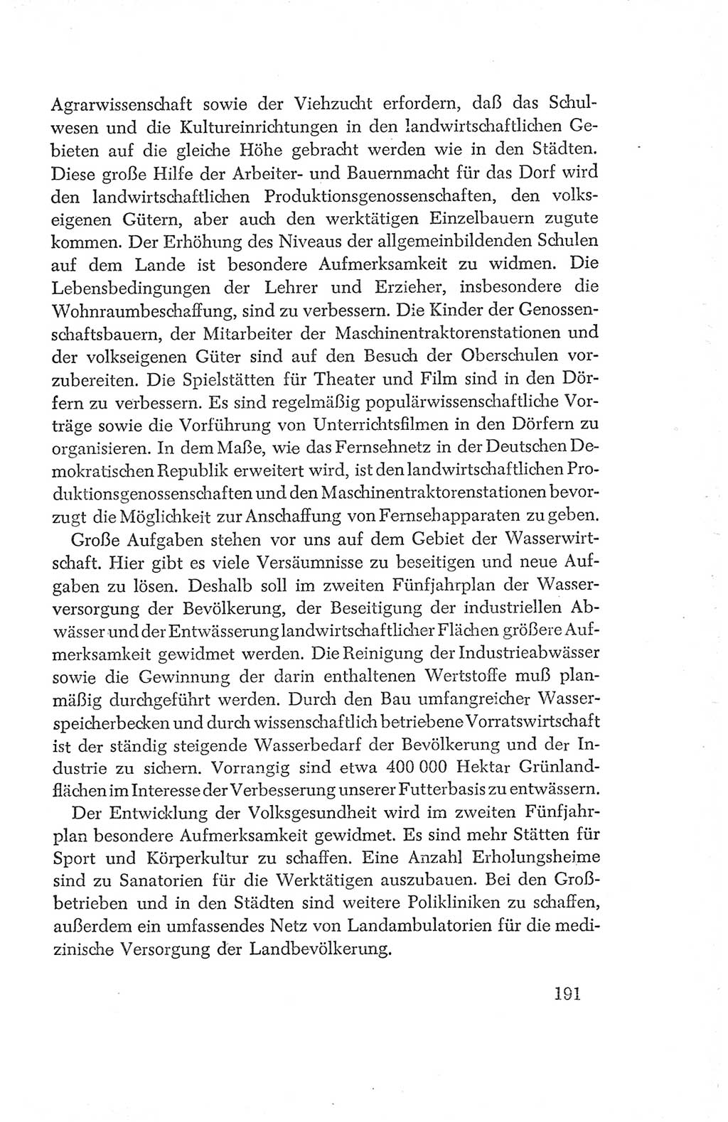 Protokoll der Verhandlungen des Ⅳ. Parteitages der Sozialistischen Einheitspartei Deutschlands (SED) [Deutsche Demokratische Republik (DDR)] 1954, Seite 191