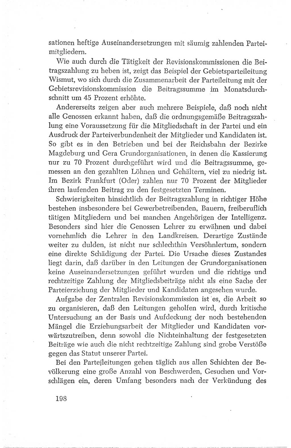Protokoll der Verhandlungen des Ⅳ. Parteitages der Sozialistischen Einheitspartei Deutschlands (SED) [Deutsche Demokratische Republik (DDR)] 1954, Seite 198