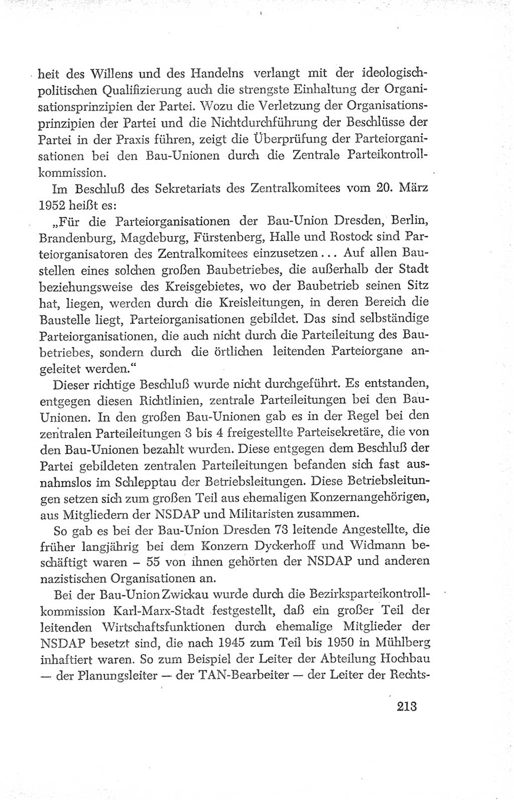 Protokoll der Verhandlungen des Ⅳ. Parteitages der Sozialistischen Einheitspartei Deutschlands (SED) [Deutsche Demokratische Republik (DDR)] 1954, Seite 213