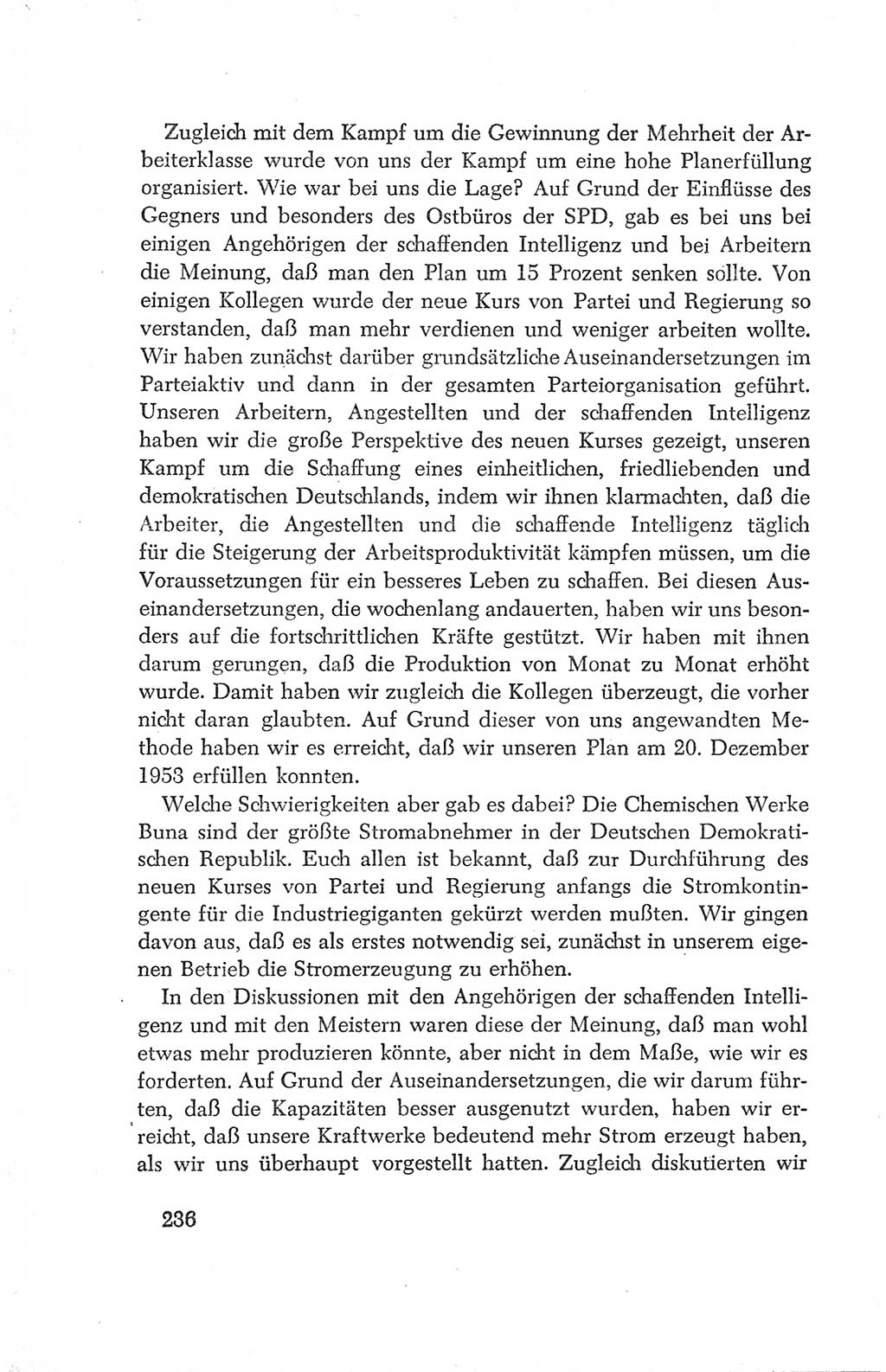 Protokoll der Verhandlungen des Ⅳ. Parteitages der Sozialistischen Einheitspartei Deutschlands (SED) [Deutsche Demokratische Republik (DDR)] 1954, Seite 236