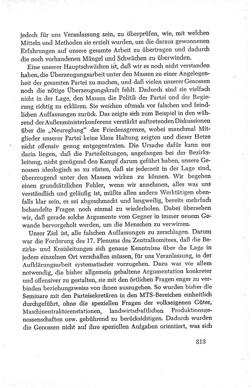 Protokoll der Verhandlungen des Ⅳ. Parteitages der Sozialistischen Einheitspartei Deutschlands (SED) [Deutsche Demokratische Republik (DDR)] 1954, Seite 313