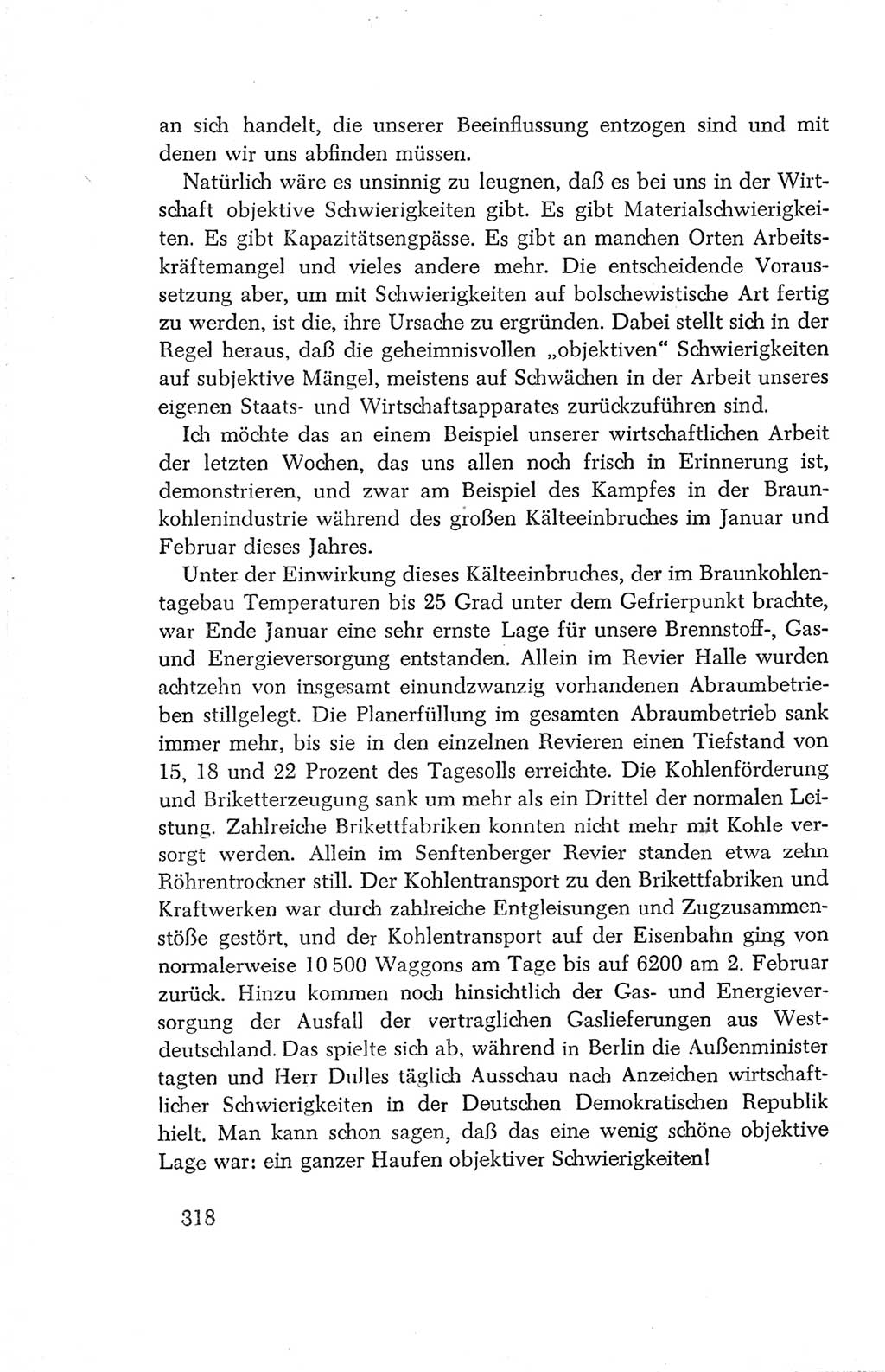 Protokoll der Verhandlungen des Ⅳ. Parteitages der Sozialistischen Einheitspartei Deutschlands (SED) [Deutsche Demokratische Republik (DDR)] 1954, Seite 318