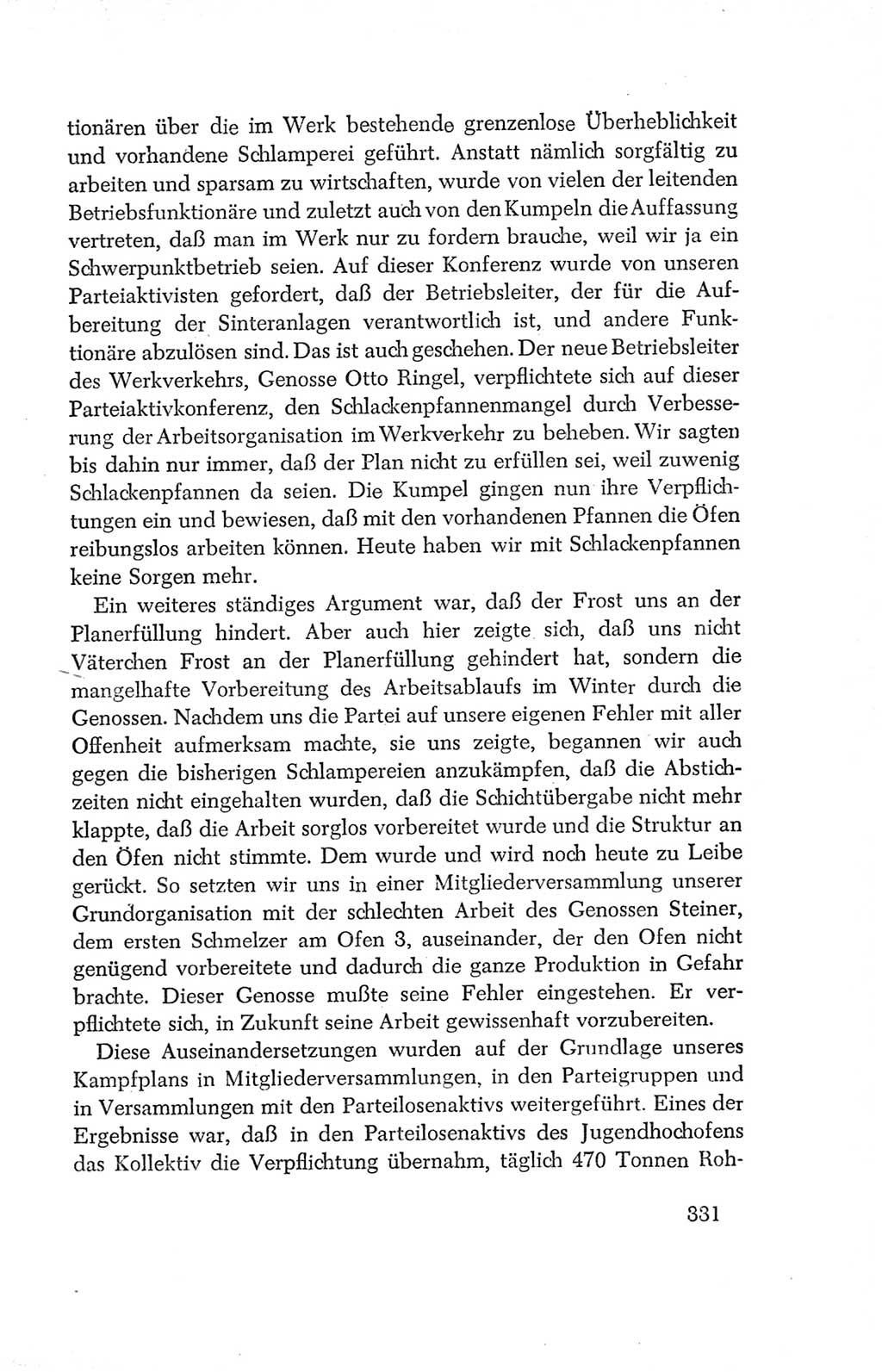 Protokoll der Verhandlungen des Ⅳ. Parteitages der Sozialistischen Einheitspartei Deutschlands (SED) [Deutsche Demokratische Republik (DDR)] 1954, Seite 331