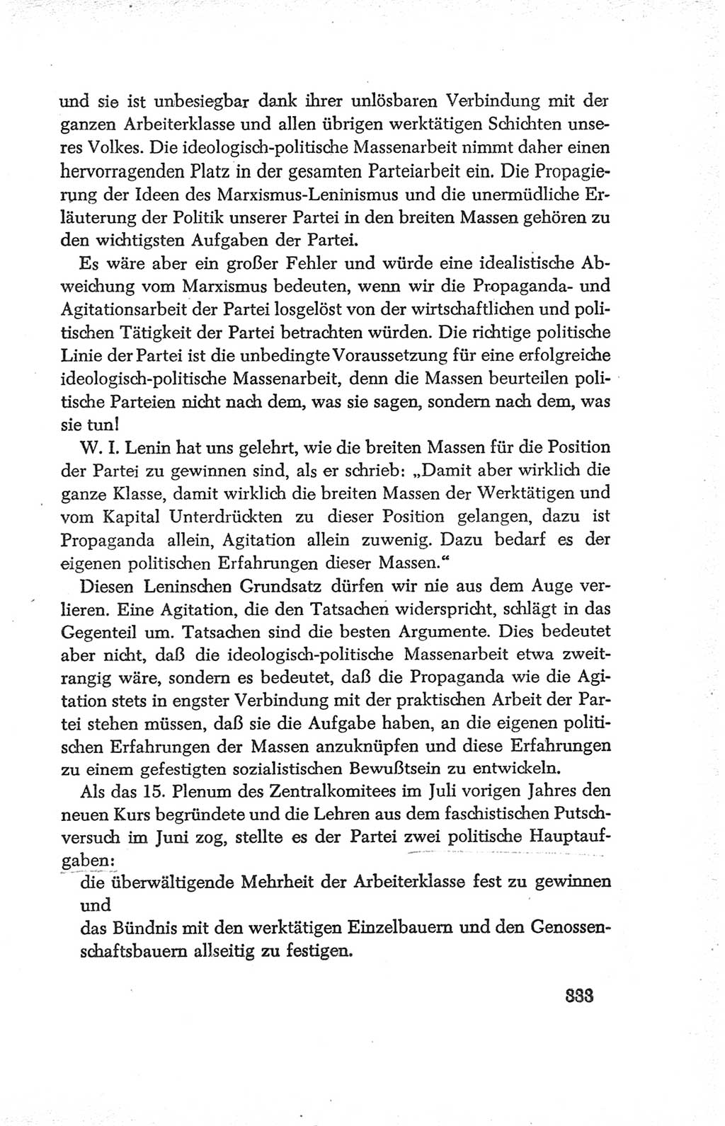 Protokoll der Verhandlungen des Ⅳ. Parteitages der Sozialistischen Einheitspartei Deutschlands (SED) [Deutsche Demokratische Republik (DDR)] 1954, Seite 333
