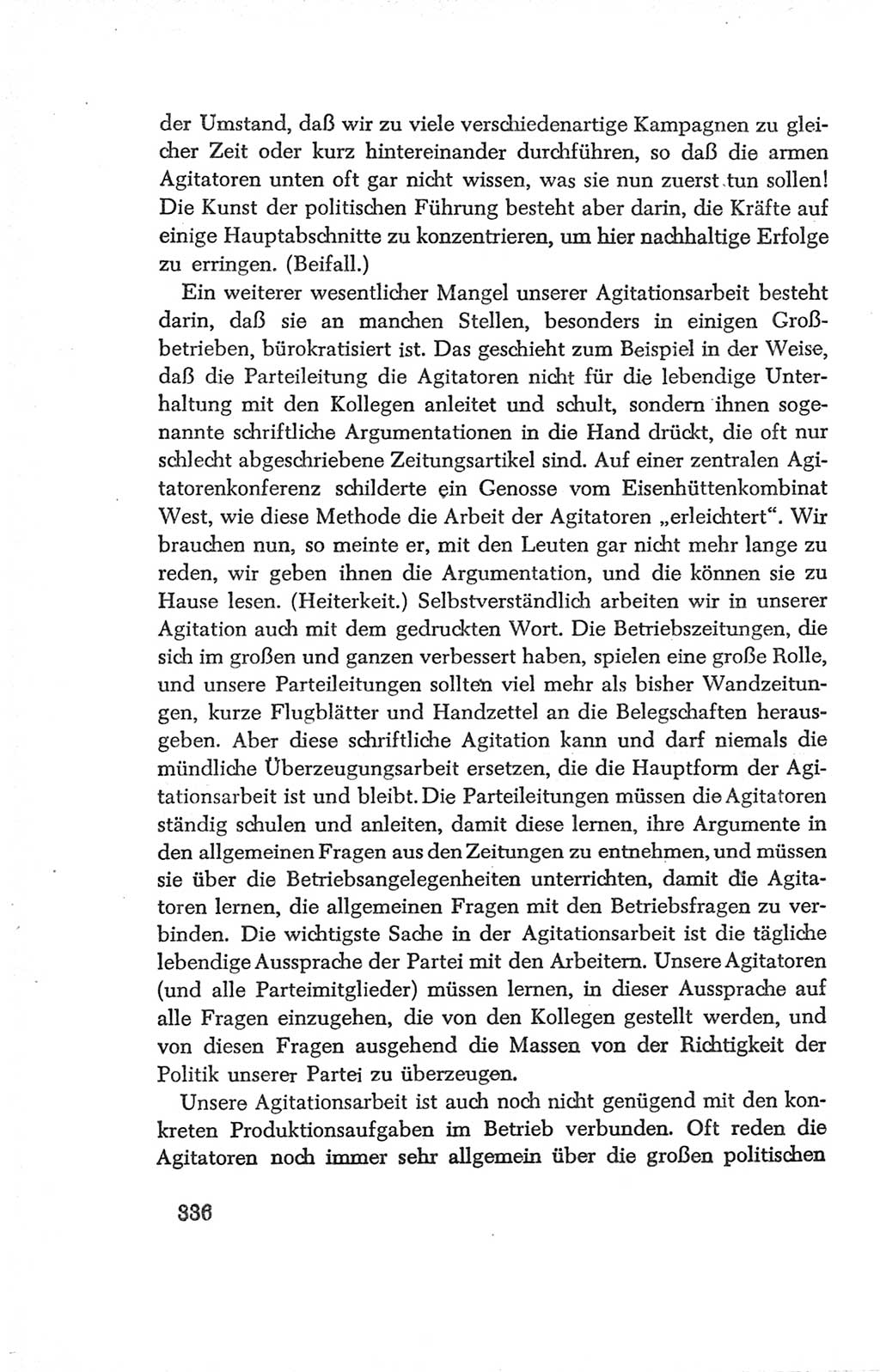 Protokoll der Verhandlungen des Ⅳ. Parteitages der Sozialistischen Einheitspartei Deutschlands (SED) [Deutsche Demokratische Republik (DDR)] 1954, Seite 336