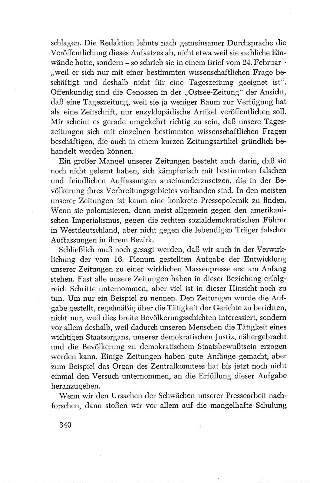 Protokoll der Verhandlungen des Ⅳ. Parteitages der Sozialistischen Einheitspartei Deutschlands (SED) [Deutsche Demokratische Republik (DDR)] 1954, Seite 340