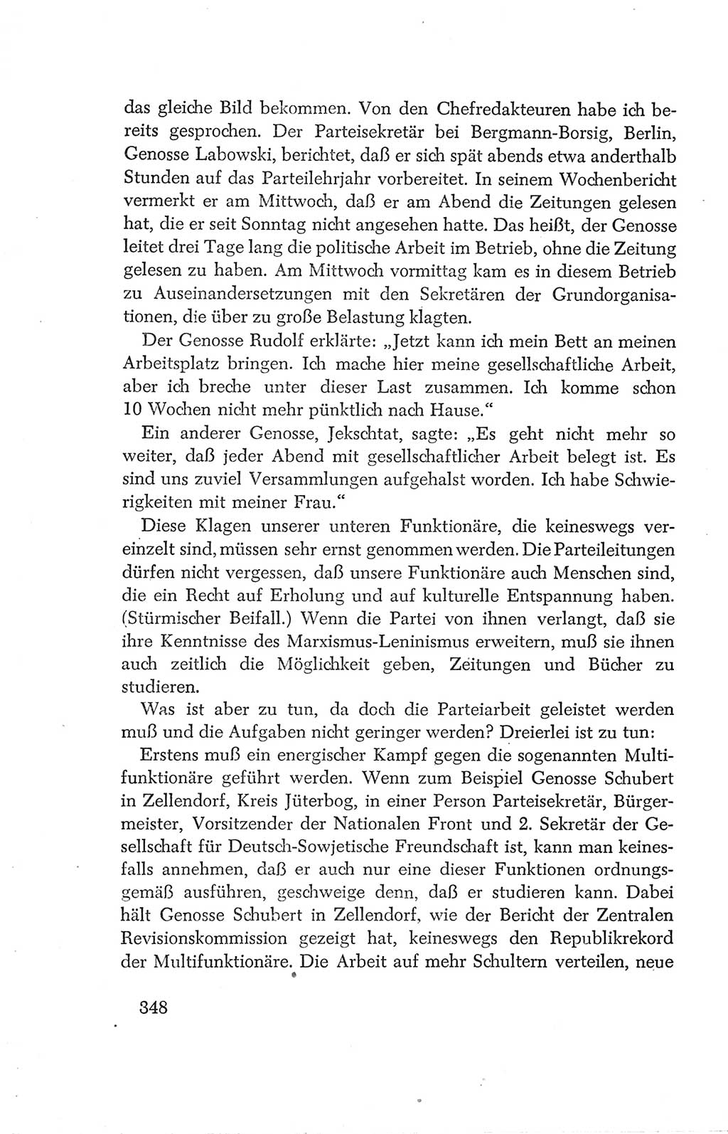 Protokoll der Verhandlungen des Ⅳ. Parteitages der Sozialistischen Einheitspartei Deutschlands (SED) [Deutsche Demokratische Republik (DDR)] 1954, Seite 348
