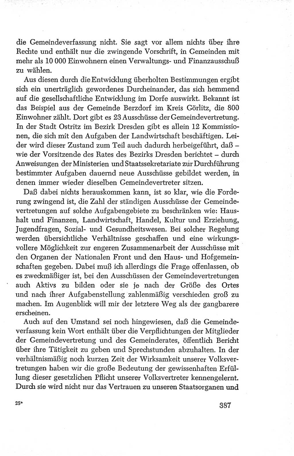 Protokoll der Verhandlungen des Ⅳ. Parteitages der Sozialistischen Einheitspartei Deutschlands (SED) [Deutsche Demokratische Republik (DDR)] 1954, Seite 387