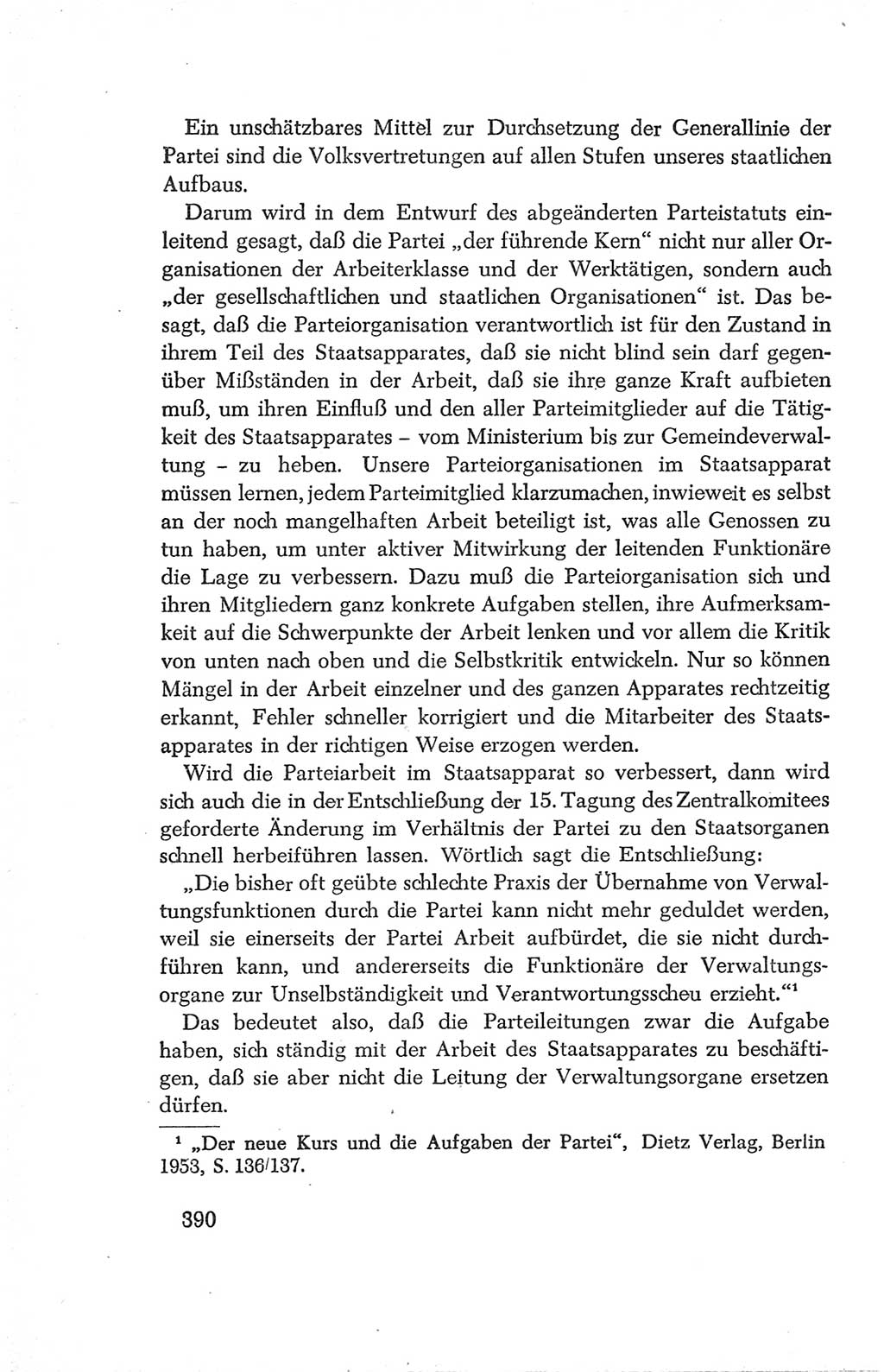 Protokoll der Verhandlungen des Ⅳ. Parteitages der Sozialistischen Einheitspartei Deutschlands (SED) [Deutsche Demokratische Republik (DDR)] 1954, Seite 390