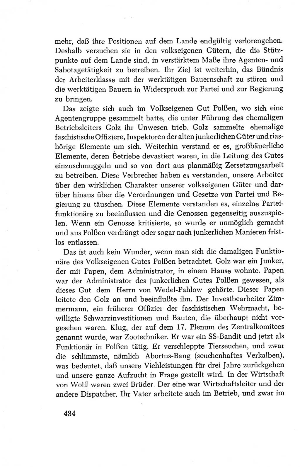 Protokoll der Verhandlungen des Ⅳ. Parteitages der Sozialistischen Einheitspartei Deutschlands (SED) [Deutsche Demokratische Republik (DDR)] 1954, Seite 434