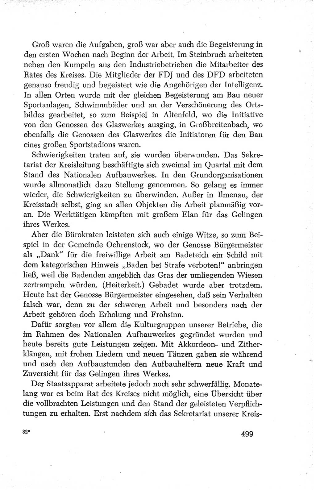 Protokoll der Verhandlungen des Ⅳ. Parteitages der Sozialistischen Einheitspartei Deutschlands (SED) [Deutsche Demokratische Republik (DDR)] 1954, Seite 499