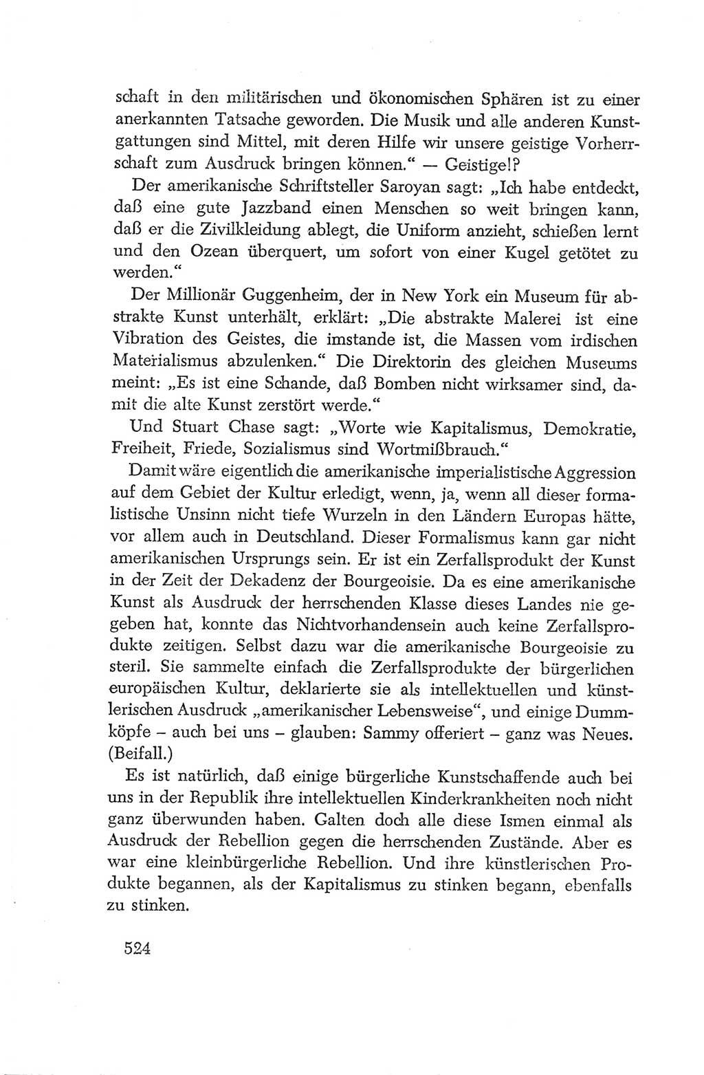 Protokoll der Verhandlungen des Ⅳ. Parteitages der Sozialistischen Einheitspartei Deutschlands (SED) [Deutsche Demokratische Republik (DDR)] 1954, Seite 524