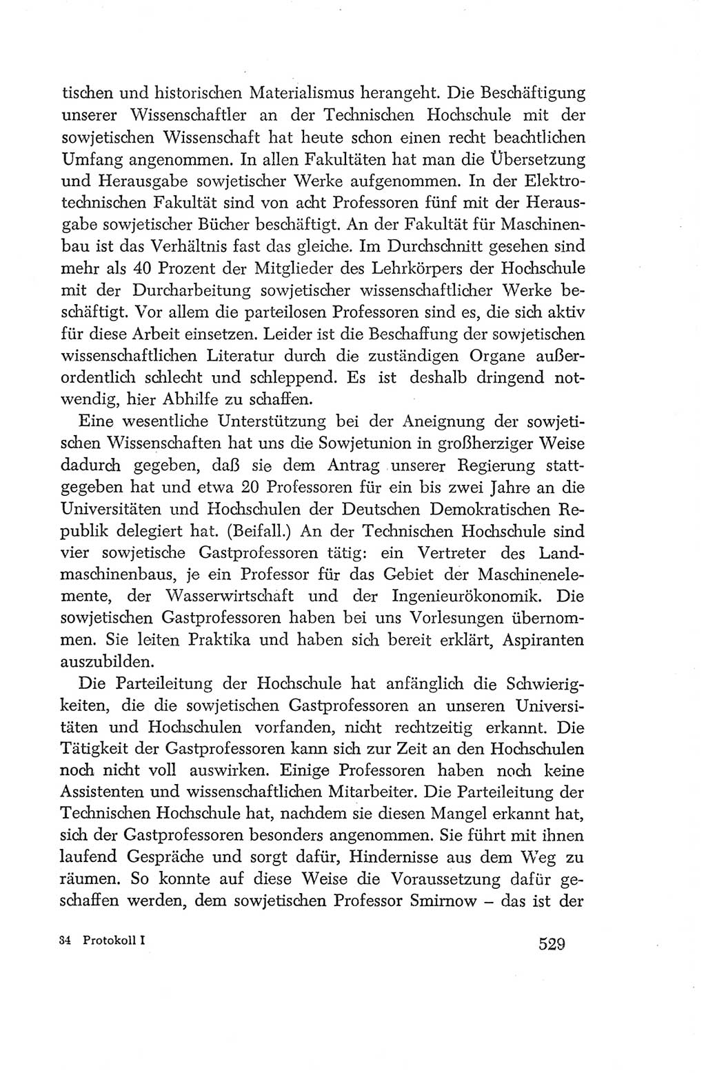 Protokoll der Verhandlungen des Ⅳ. Parteitages der Sozialistischen Einheitspartei Deutschlands (SED) [Deutsche Demokratische Republik (DDR)] 1954, Seite 529