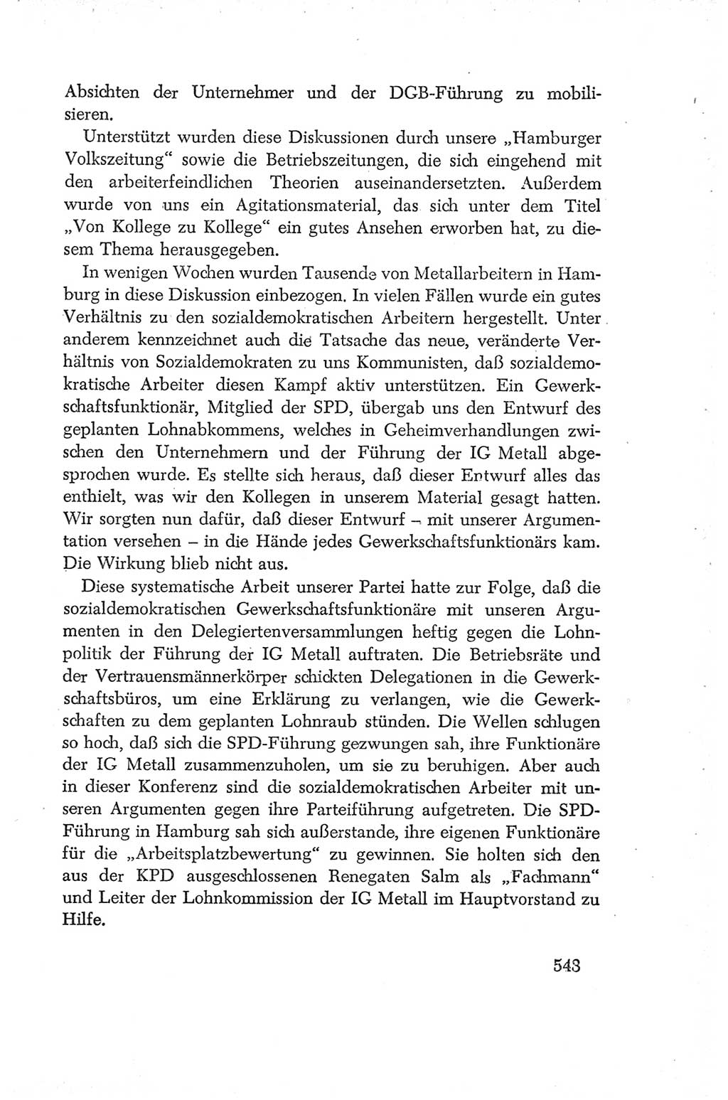 Protokoll der Verhandlungen des Ⅳ. Parteitages der Sozialistischen Einheitspartei Deutschlands (SED) [Deutsche Demokratische Republik (DDR)] 1954, Seite 543