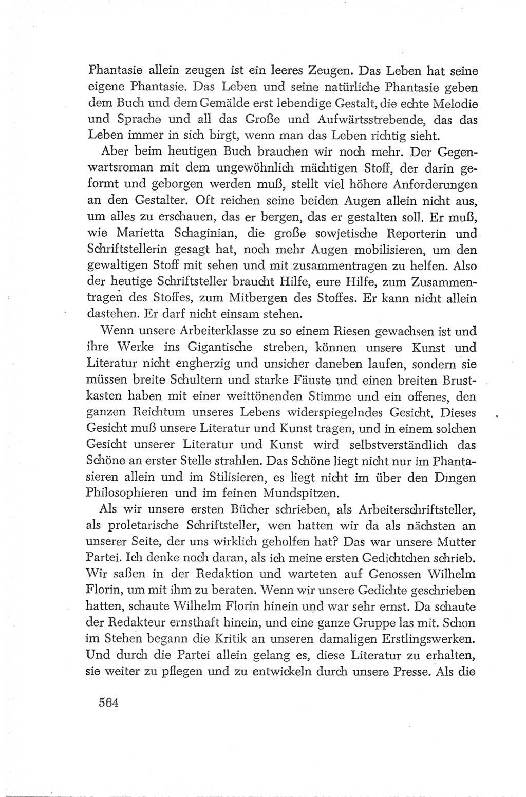 Protokoll der Verhandlungen des Ⅳ. Parteitages der Sozialistischen Einheitspartei Deutschlands (SED) [Deutsche Demokratische Republik (DDR)] 1954, Seite 564