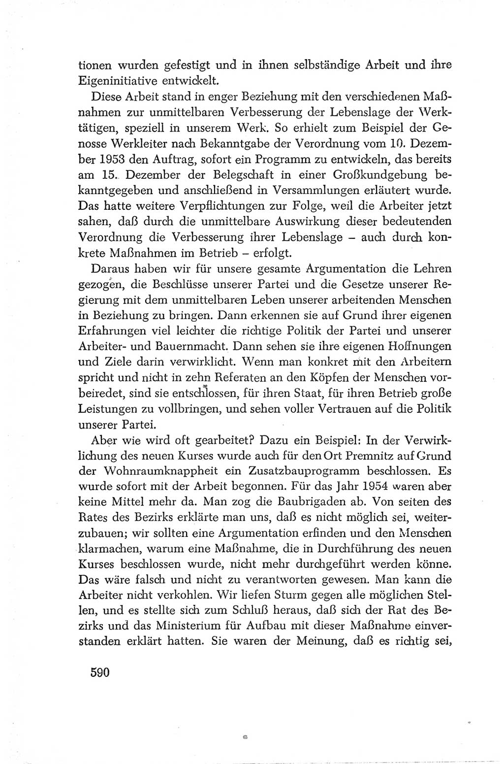 Protokoll der Verhandlungen des Ⅳ. Parteitages der Sozialistischen Einheitspartei Deutschlands (SED) [Deutsche Demokratische Republik (DDR)] 1954, Seite 590