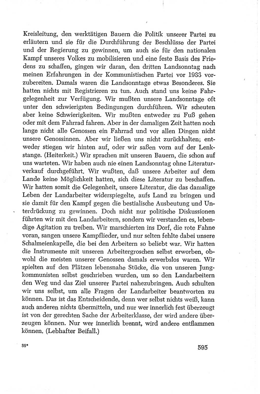 Protokoll der Verhandlungen des Ⅳ. Parteitages der Sozialistischen Einheitspartei Deutschlands (SED) [Deutsche Demokratische Republik (DDR)] 1954, Seite 595