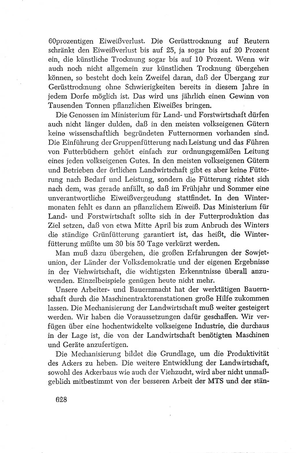Protokoll der Verhandlungen des Ⅳ. Parteitages der Sozialistischen Einheitspartei Deutschlands (SED) [Deutsche Demokratische Republik (DDR)] 1954, Seite 628