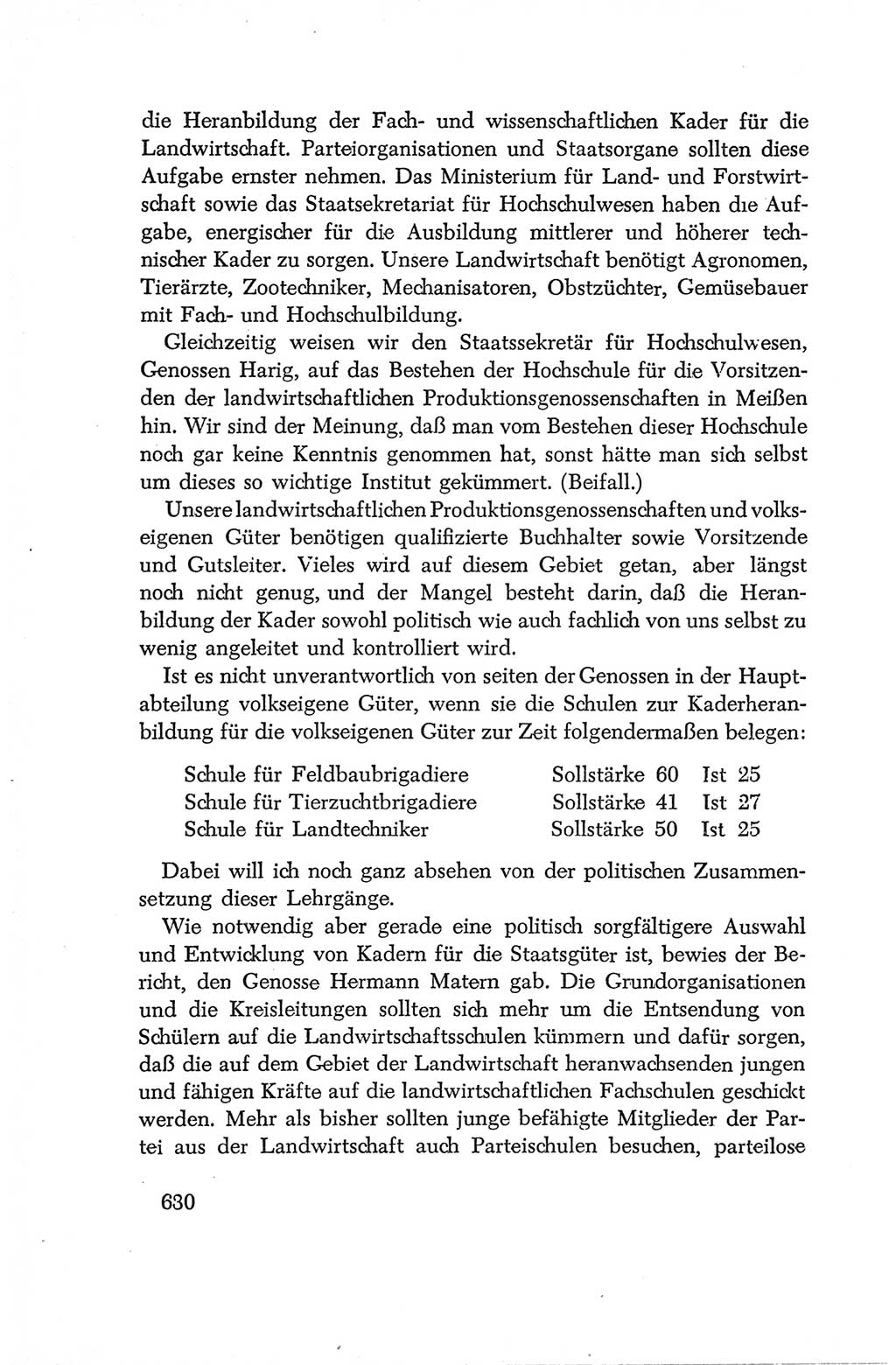 Protokoll der Verhandlungen des Ⅳ. Parteitages der Sozialistischen Einheitspartei Deutschlands (SED) [Deutsche Demokratische Republik (DDR)] 1954, Seite 630