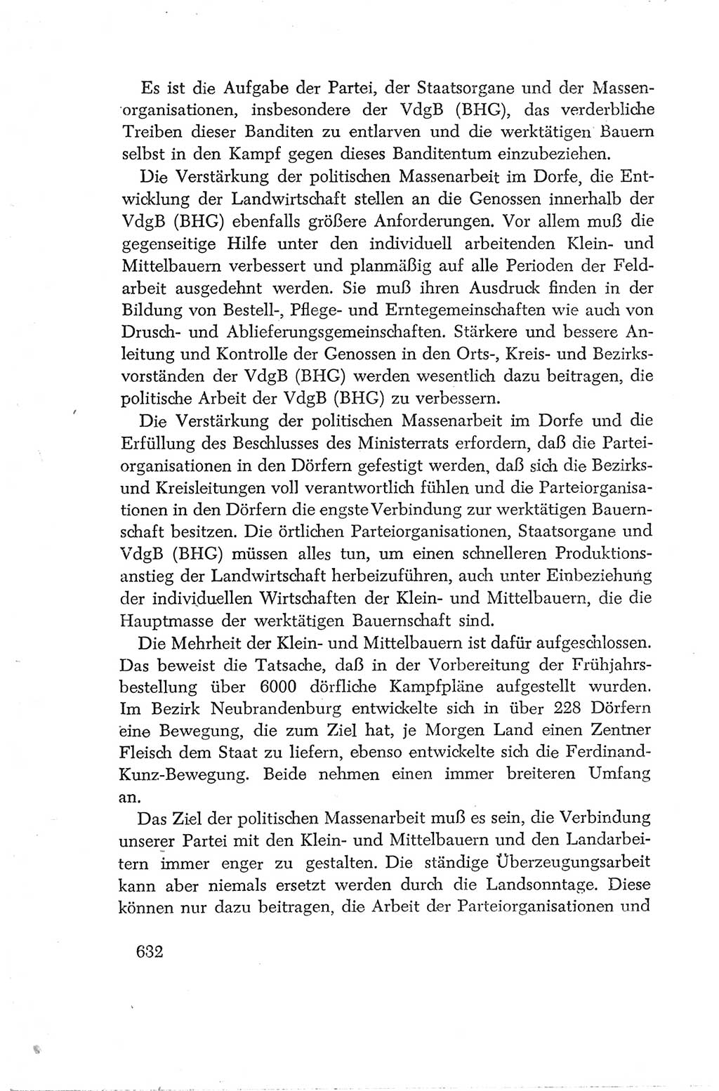 Protokoll der Verhandlungen des Ⅳ. Parteitages der Sozialistischen Einheitspartei Deutschlands (SED) [Deutsche Demokratische Republik (DDR)] 1954, Seite 632
