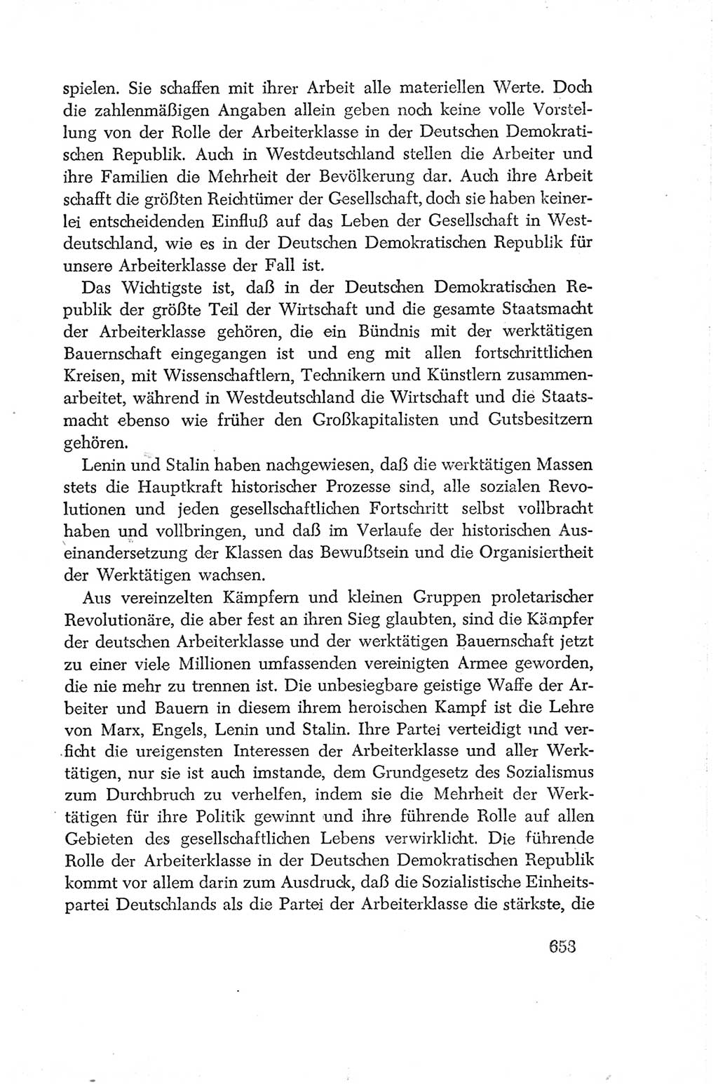 Protokoll der Verhandlungen des Ⅳ. Parteitages der Sozialistischen Einheitspartei Deutschlands (SED) [Deutsche Demokratische Republik (DDR)] 1954, Seite 653