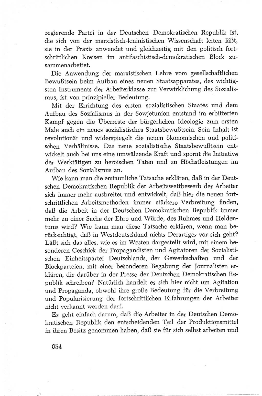 Protokoll der Verhandlungen des Ⅳ. Parteitages der Sozialistischen Einheitspartei Deutschlands (SED) [Deutsche Demokratische Republik (DDR)] 1954, Seite 654