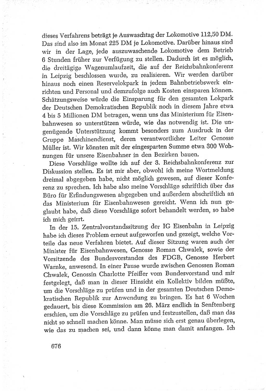 Protokoll der Verhandlungen des Ⅳ. Parteitages der Sozialistischen Einheitspartei Deutschlands (SED) [Deutsche Demokratische Republik (DDR)] 1954, Seite 676