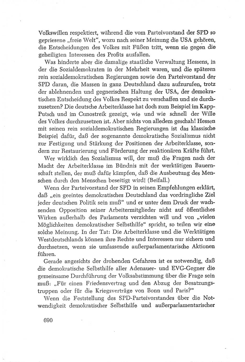 Protokoll der Verhandlungen des Ⅳ. Parteitages der Sozialistischen Einheitspartei Deutschlands (SED) [Deutsche Demokratische Republik (DDR)] 1954, Seite 690