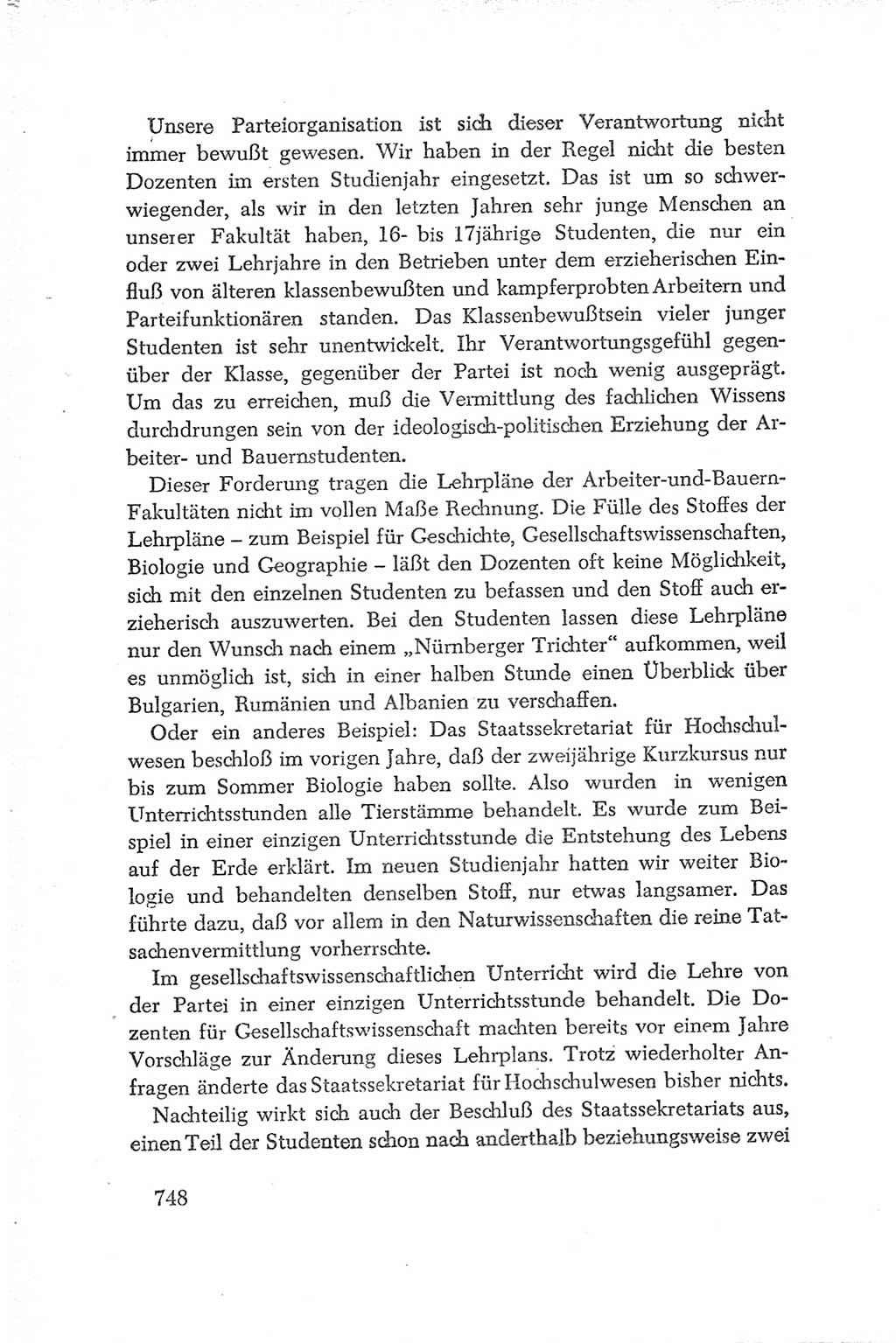 Protokoll der Verhandlungen des Ⅳ. Parteitages der Sozialistischen Einheitspartei Deutschlands (SED) [Deutsche Demokratische Republik (DDR)] 1954, Seite 748