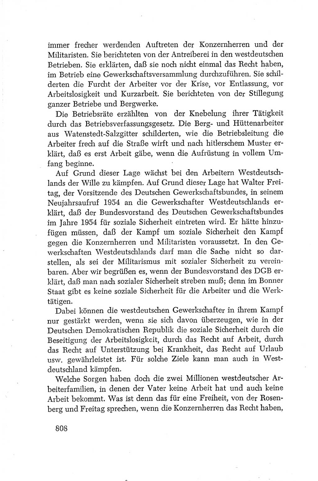 Protokoll der Verhandlungen des Ⅳ. Parteitages der Sozialistischen Einheitspartei Deutschlands (SED) [Deutsche Demokratische Republik (DDR)] 1954, Seite 808