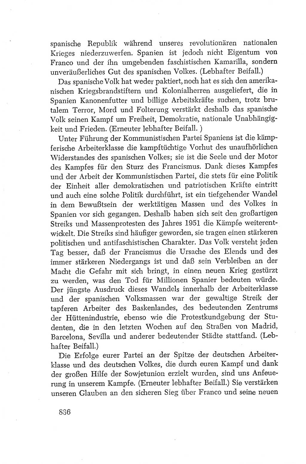 Protokoll der Verhandlungen des Ⅳ. Parteitages der Sozialistischen Einheitspartei Deutschlands (SED) [Deutsche Demokratische Republik (DDR)] 1954, Seite 836