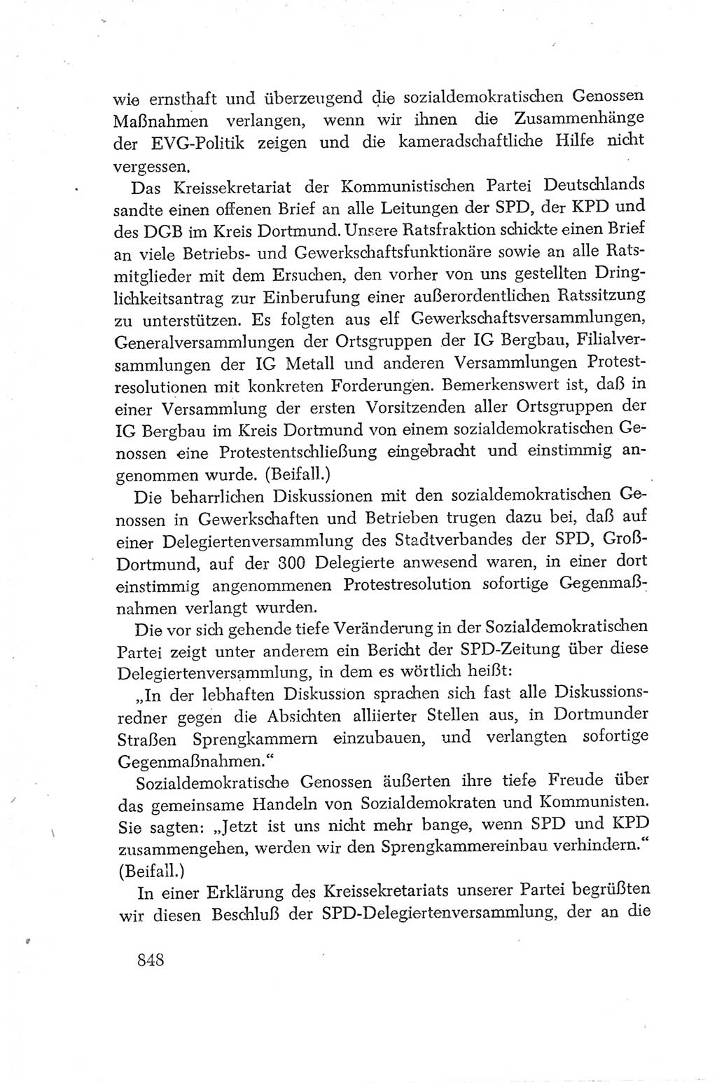 Protokoll der Verhandlungen des Ⅳ. Parteitages der Sozialistischen Einheitspartei Deutschlands (SED) [Deutsche Demokratische Republik (DDR)] 1954, Seite 848