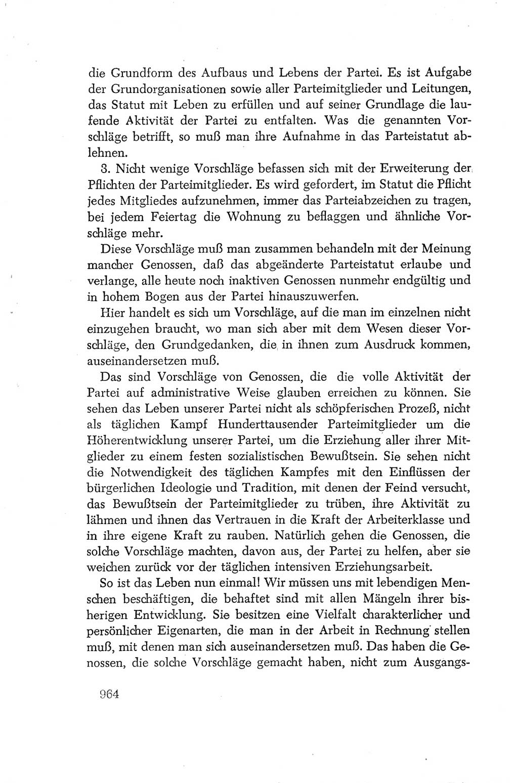 Protokoll der Verhandlungen des Ⅳ. Parteitages der Sozialistischen Einheitspartei Deutschlands (SED) [Deutsche Demokratische Republik (DDR)] 1954, Seite 964