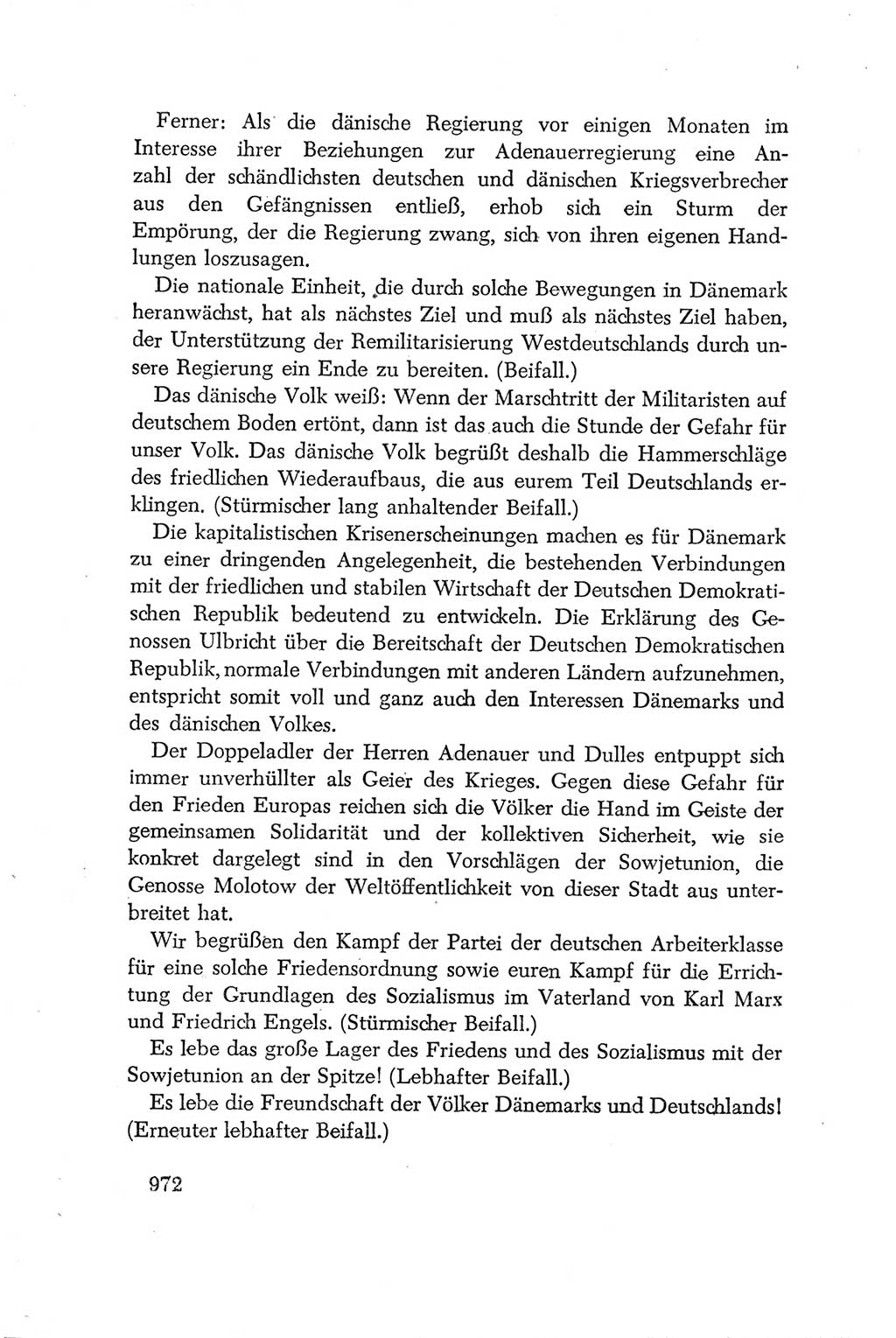 Protokoll der Verhandlungen des Ⅳ. Parteitages der Sozialistischen Einheitspartei Deutschlands (SED) [Deutsche Demokratische Republik (DDR)] 1954, Seite 972